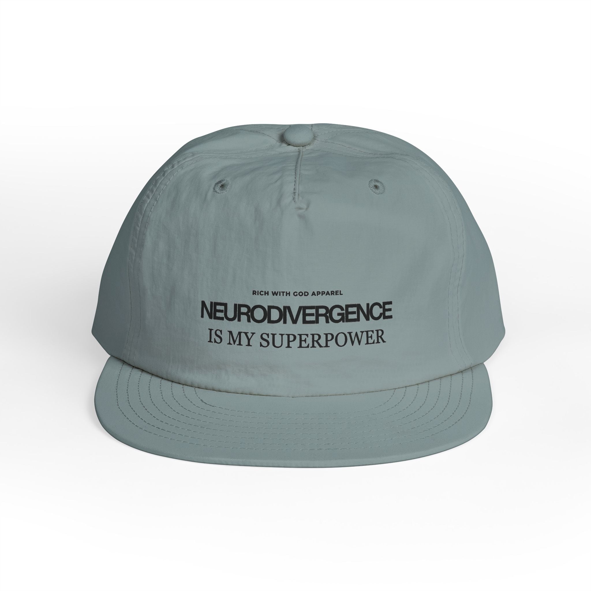 Neurodivergence is My Superpower Surf Cap Snapback