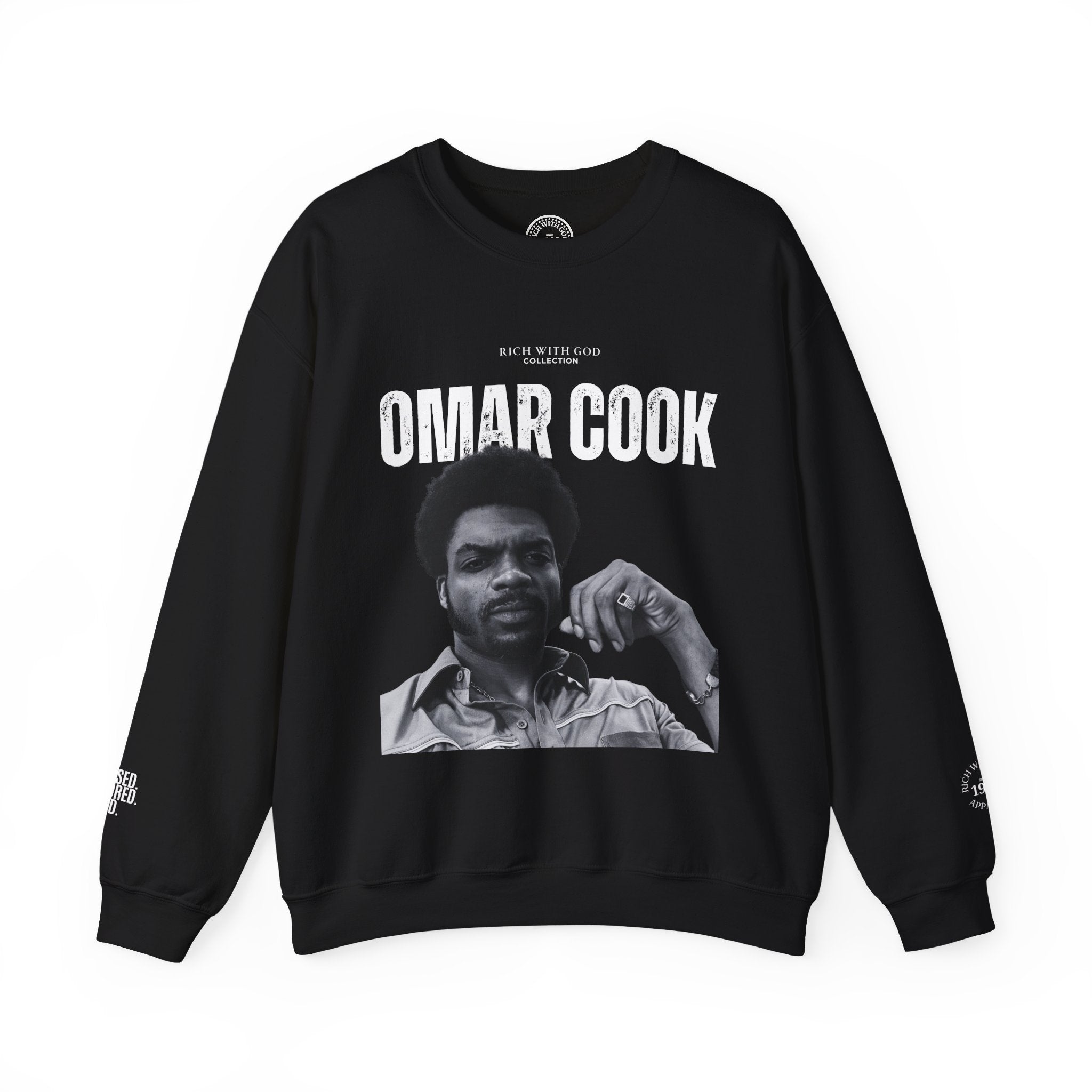 Omar Cook “Retro” Tribute Crewneck — Legacy • Success • Impact