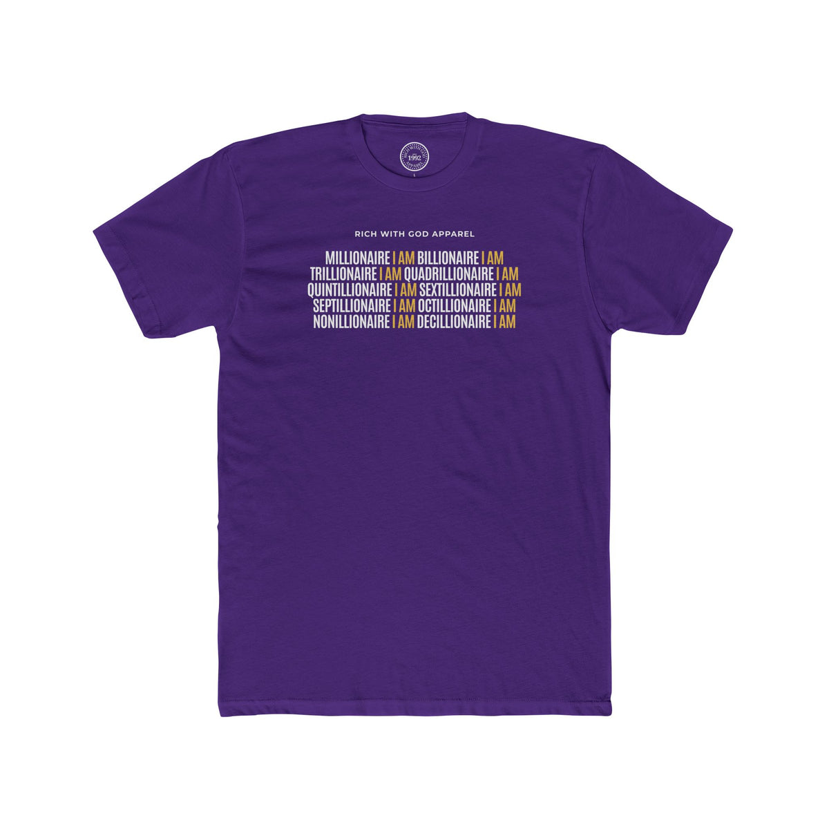 Millionaire I Am Billionaire I Am Crew Tee