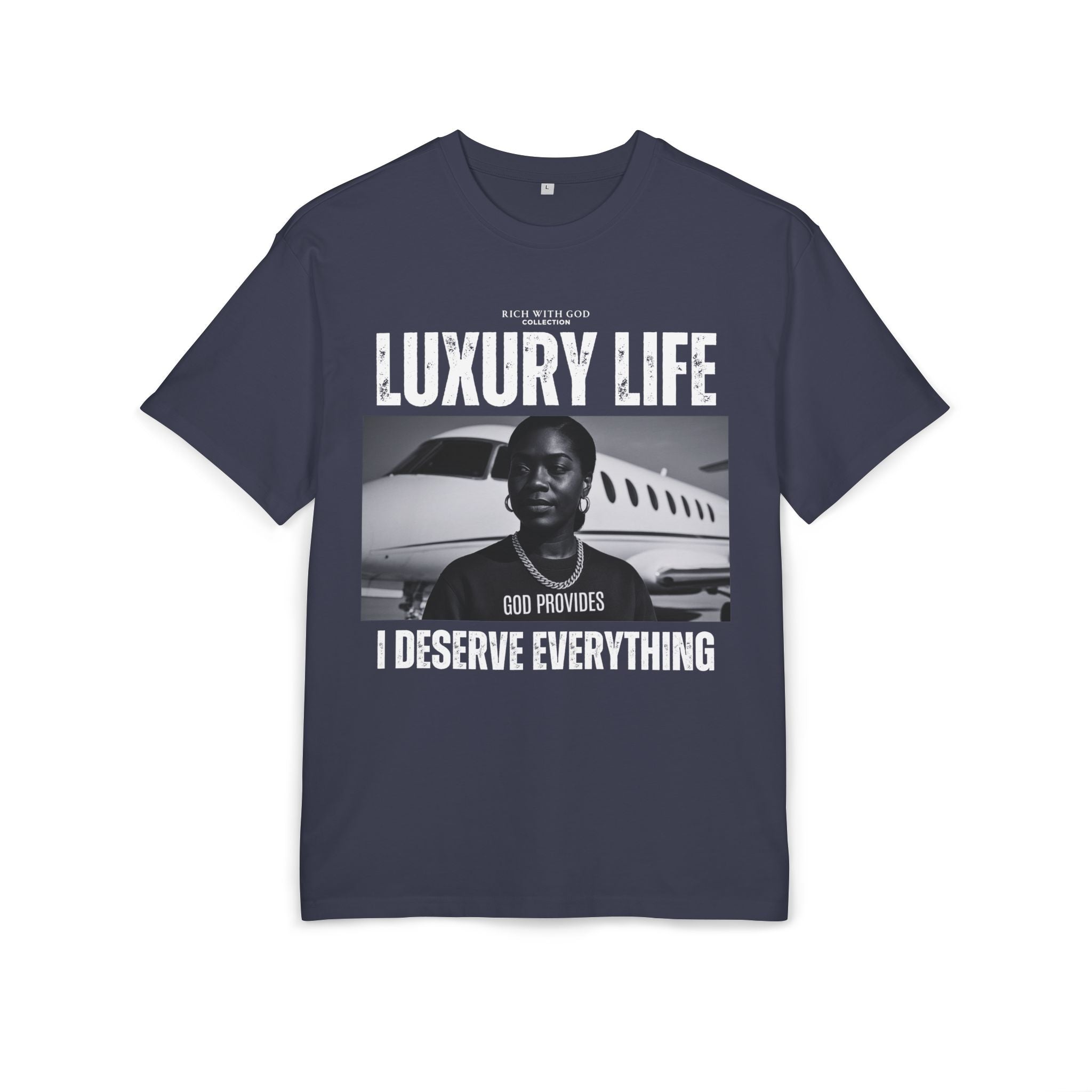 Luxury Life – I Deserve Everything Oversized Graphic Tee