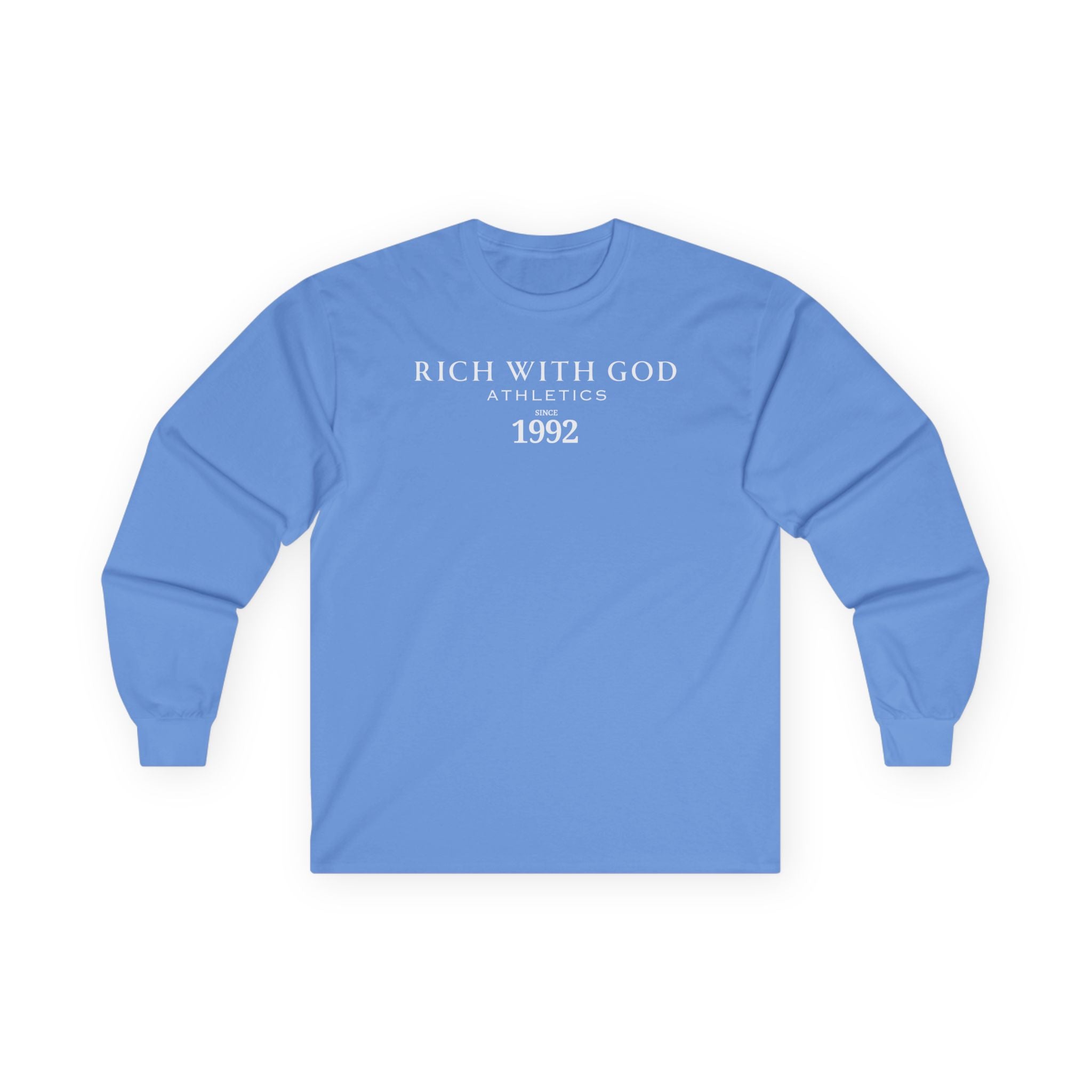 Rich With God Athletics Long Sleeve Tee