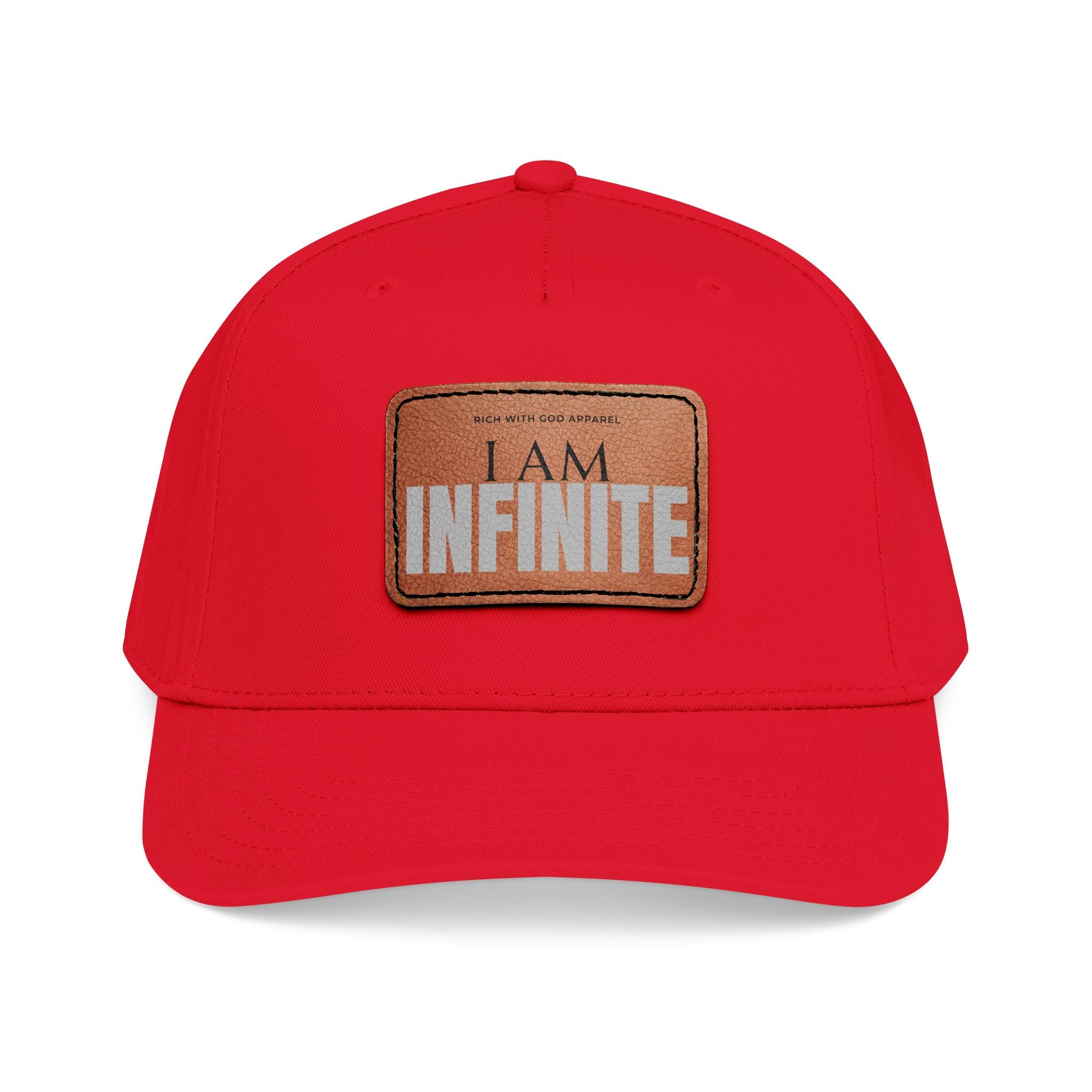 I AM INFINITE Leather Patch Baseball Cap
