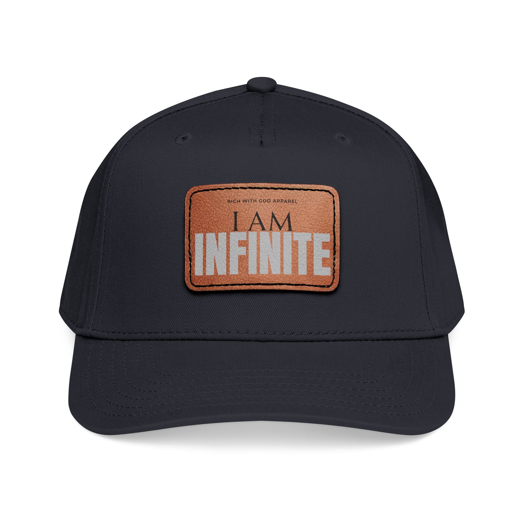 I AM INFINITE Leather Patch Baseball Cap