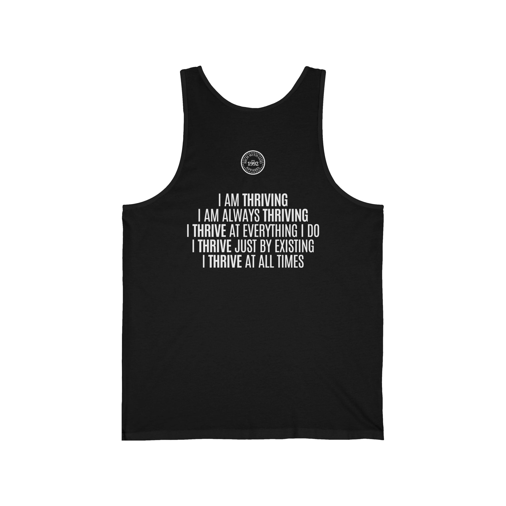 I Am Thriving Unisex Jersey Tank