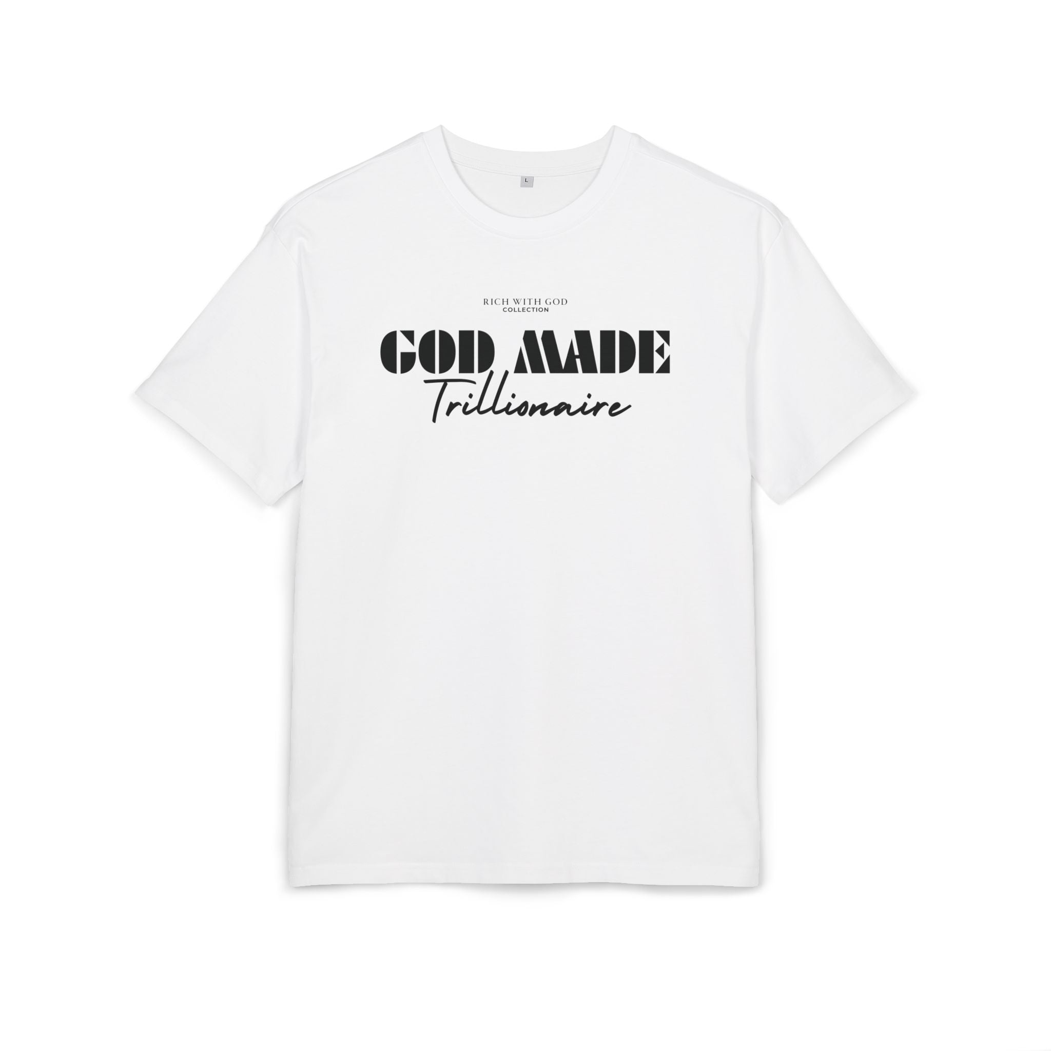 God Made Trillionaire Oversized Graphic Tee