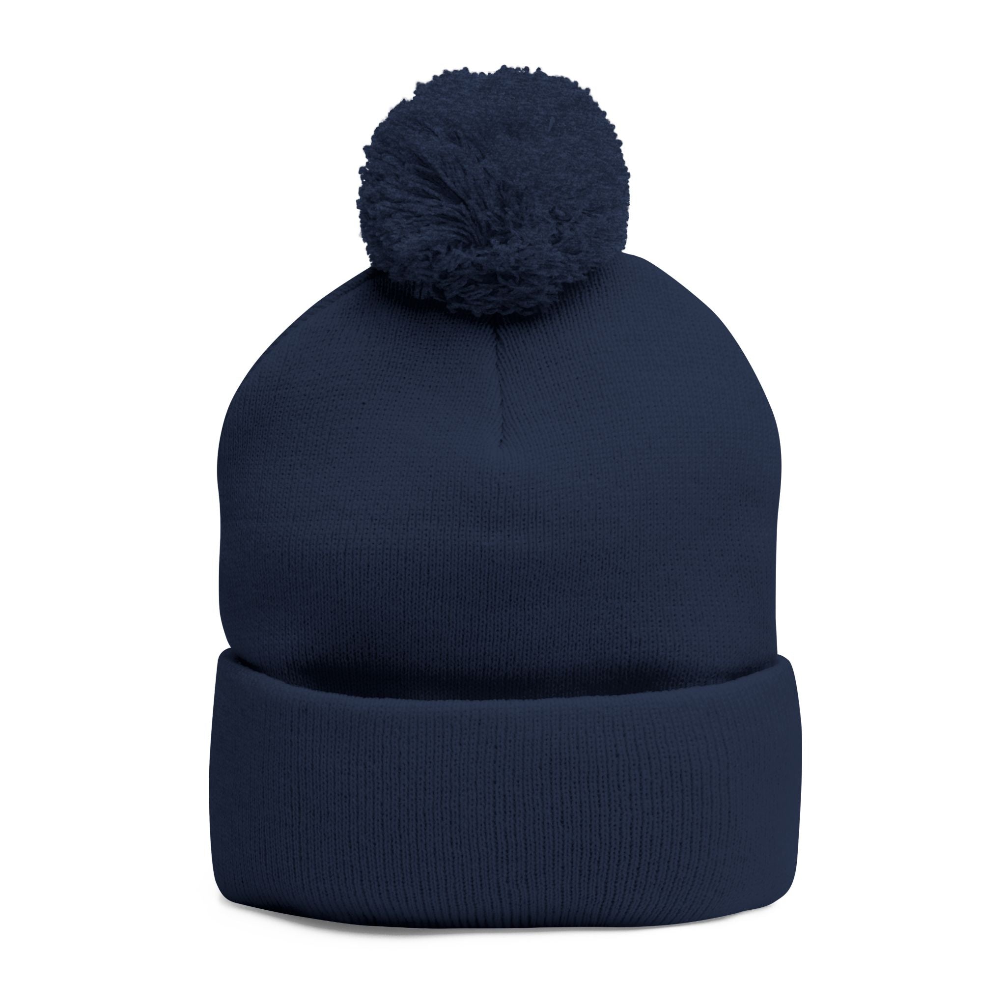 God's Soldier Embroidered Pom-Pom Beanie