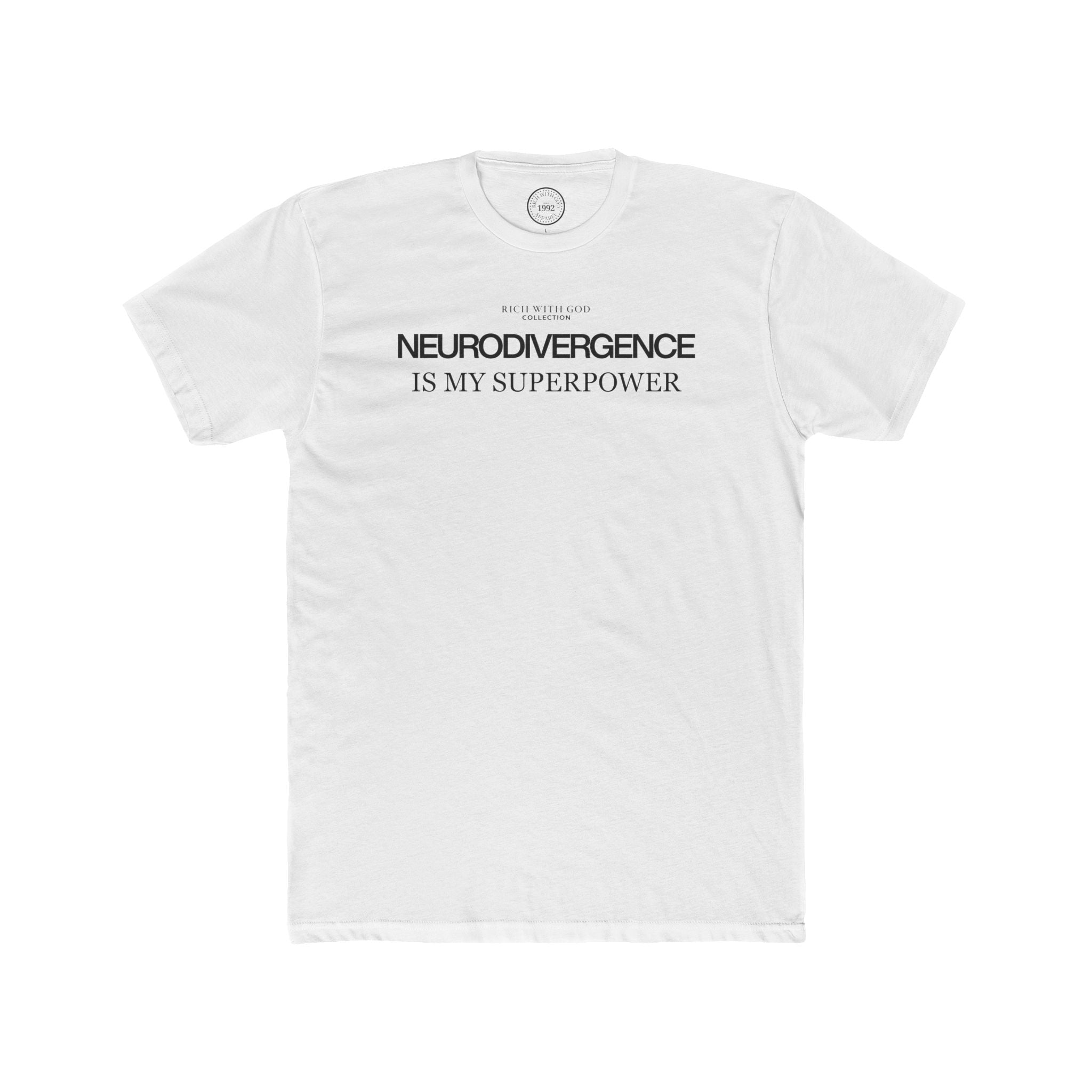 Neurodivergence is My Superpower Crew Tee