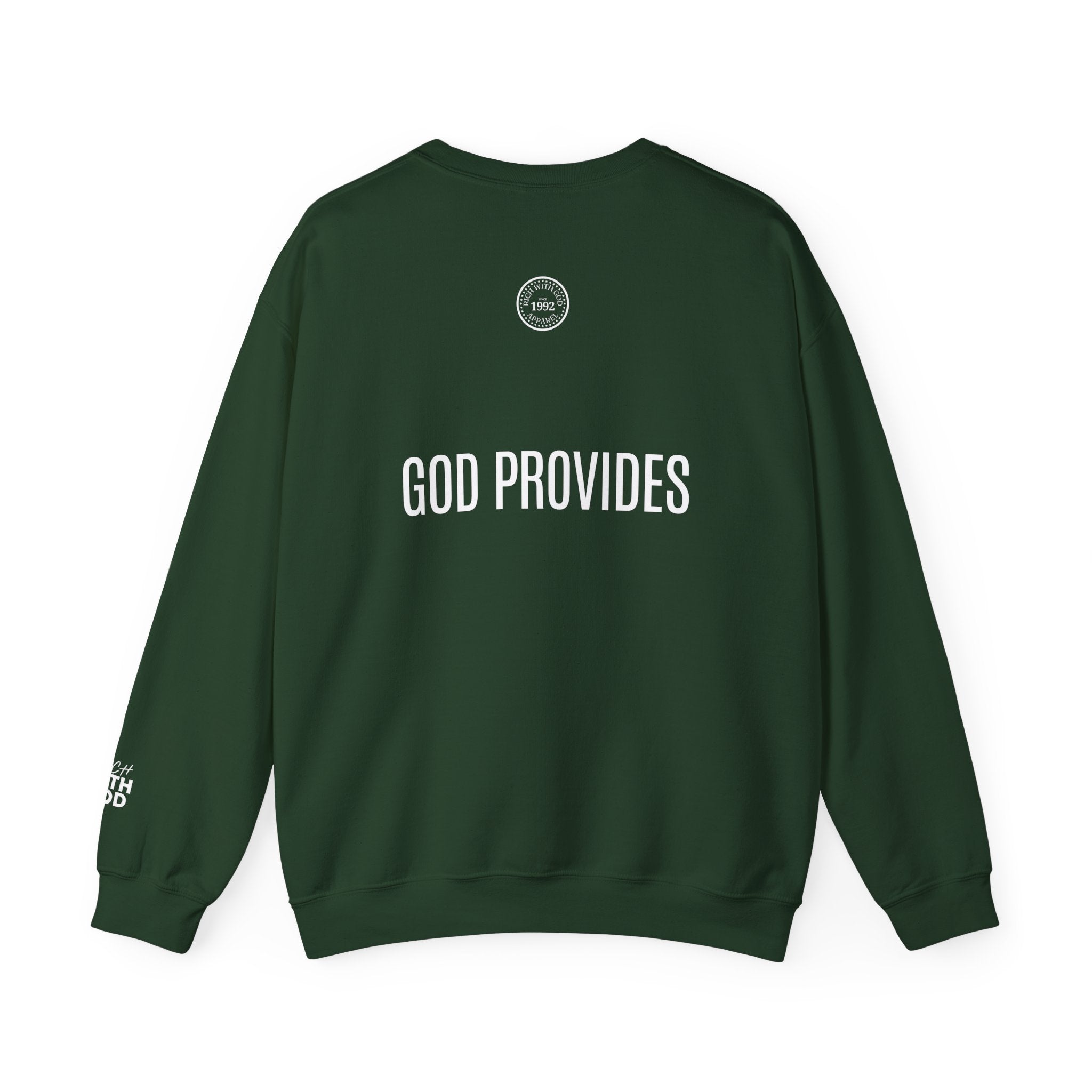 Rich With God Original Crewneck — God Provides Edition