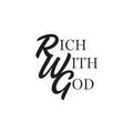 RWG - Rich With God Vinyl Sticker