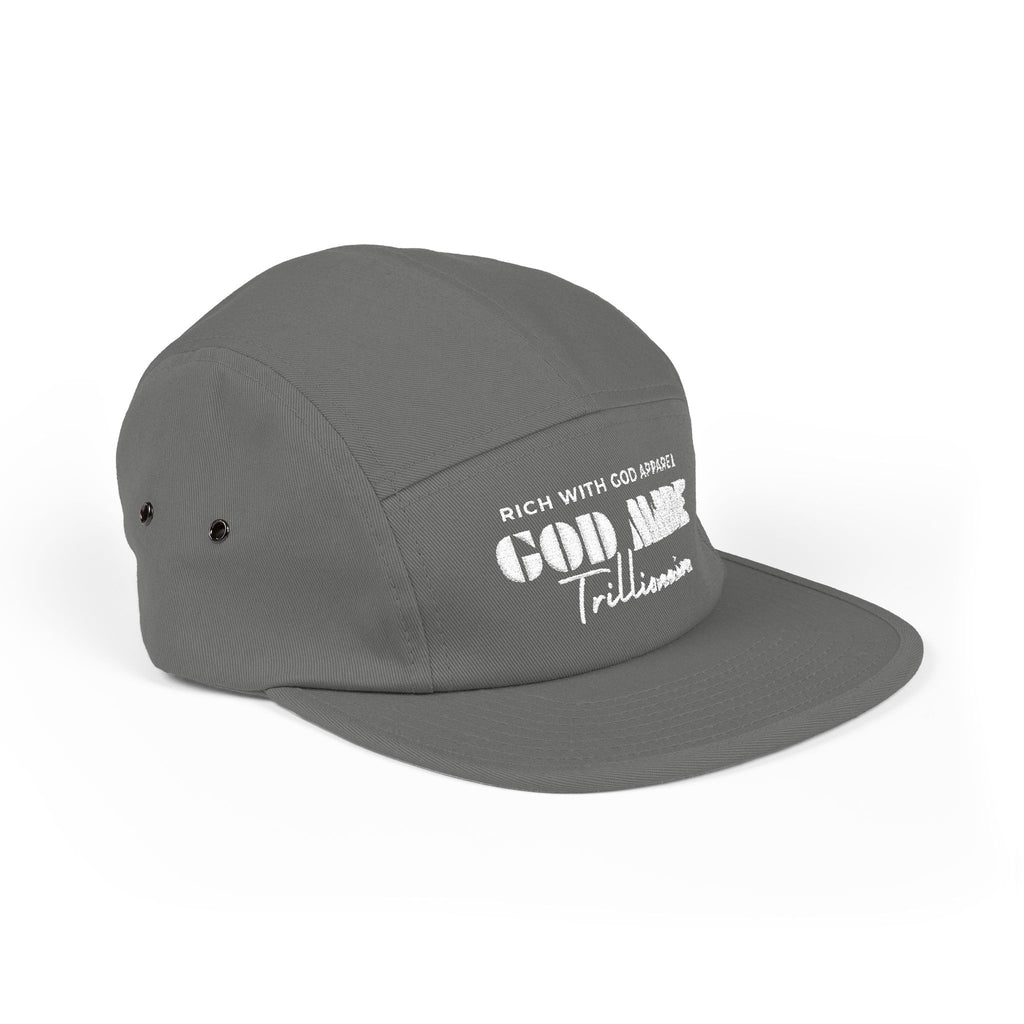 God Made Trillionaire 5 Panel Cap (Embroidery)