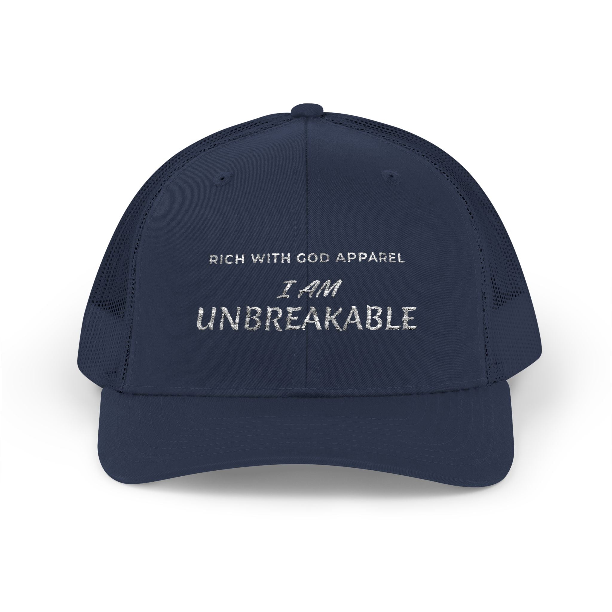 I Am Unbreakable Snapback Trucker Cap