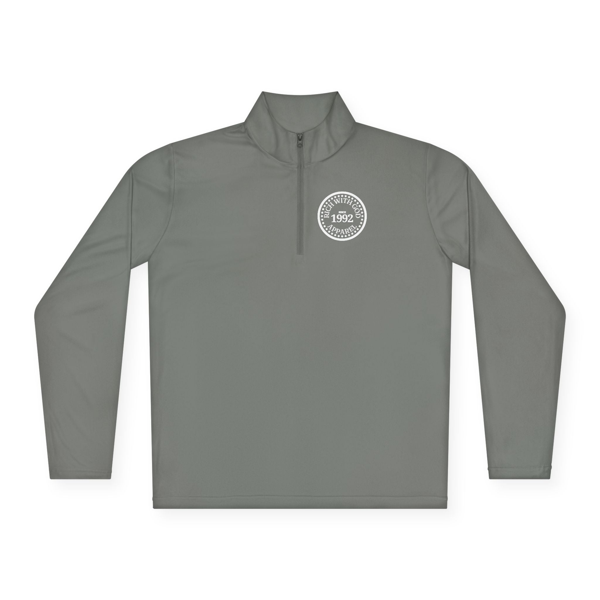 Rich With God Unisex Quarter-Zip Pullover