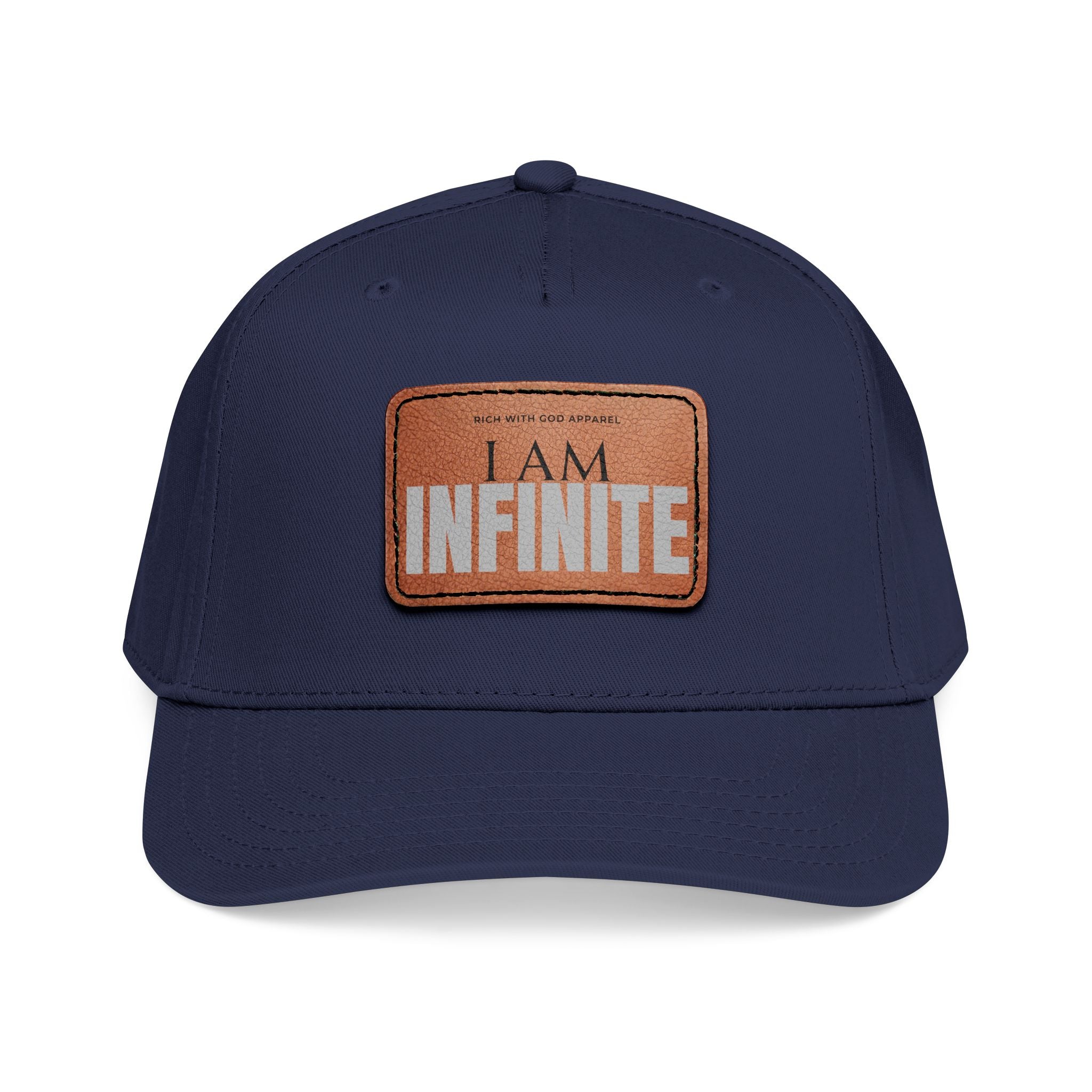 I AM INFINITE Leather Patch Baseball Cap