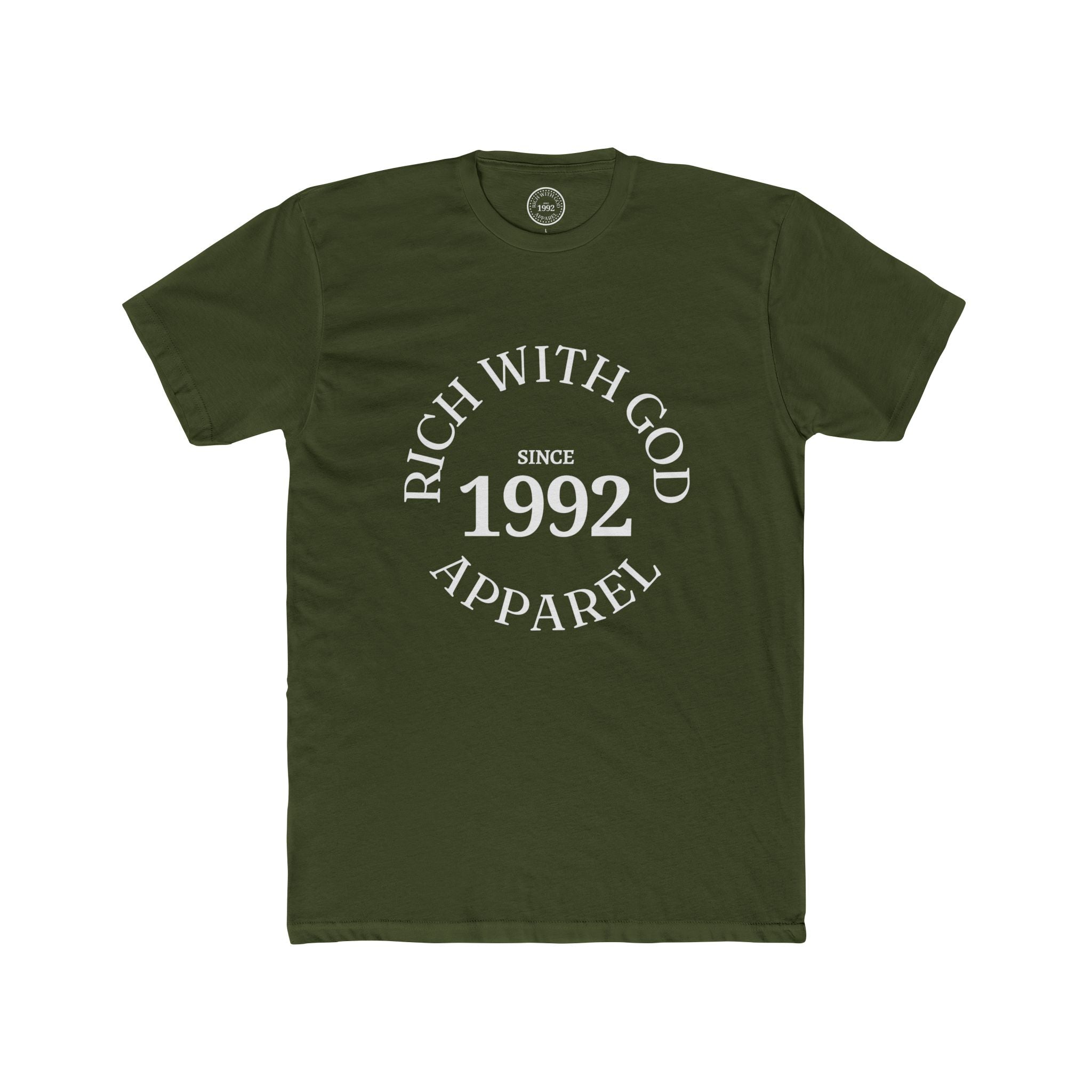 Rich With God Original Crew Tee — God Provides Edition