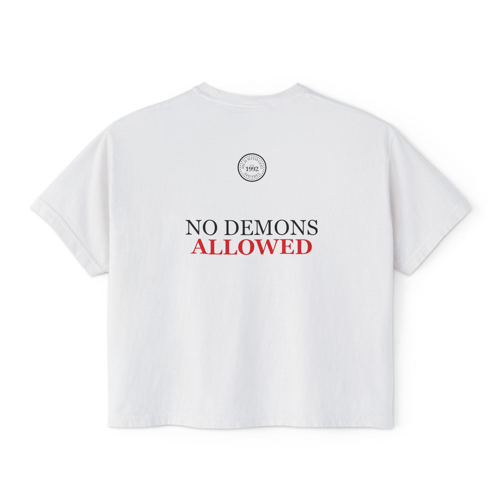 Demon Free Zone Women's Boxy Tee