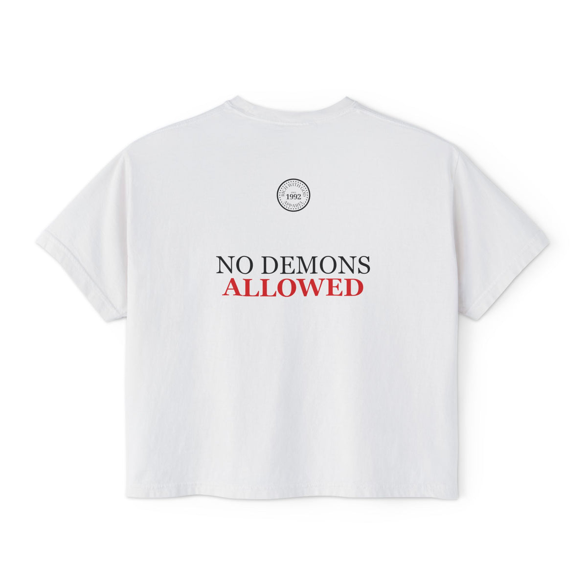Demon Free Zone Women's Boxy Tee