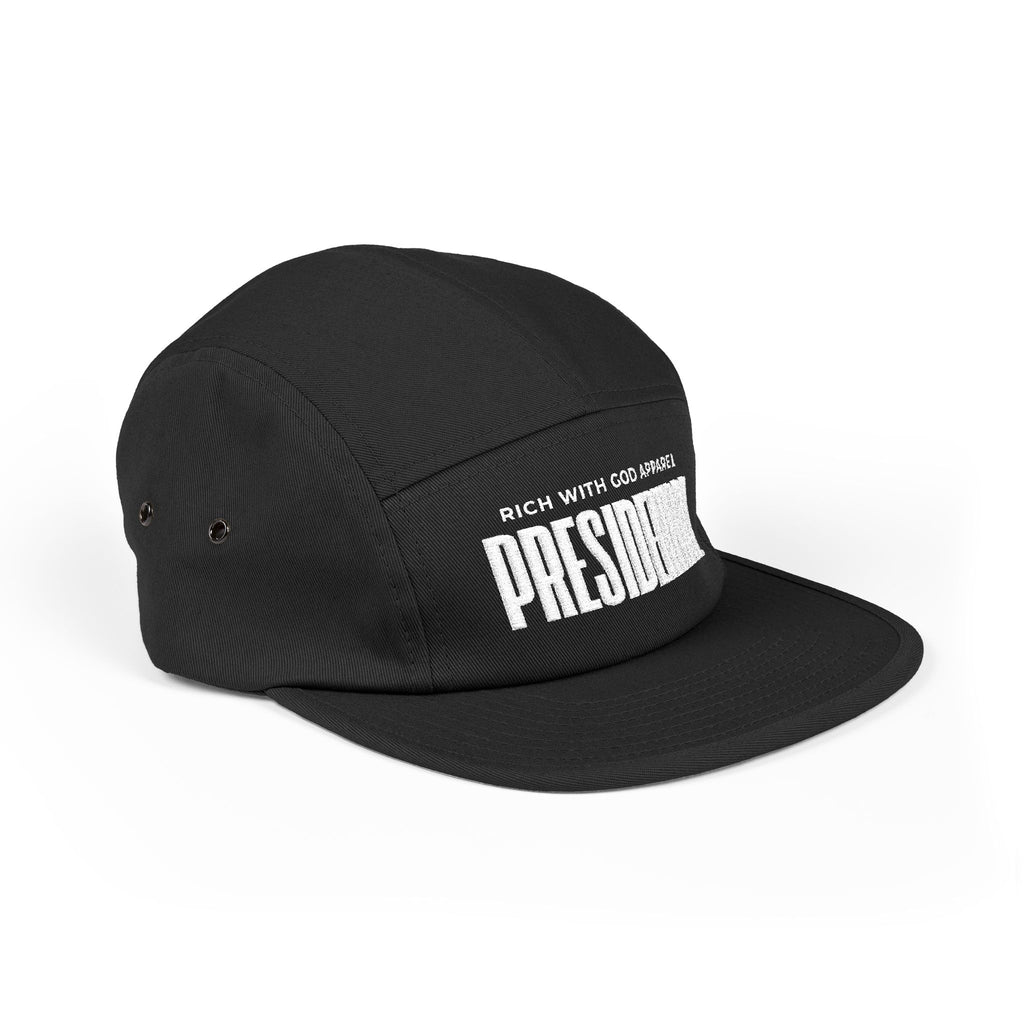 Presidential 5 Panel Cap (Embroidery)