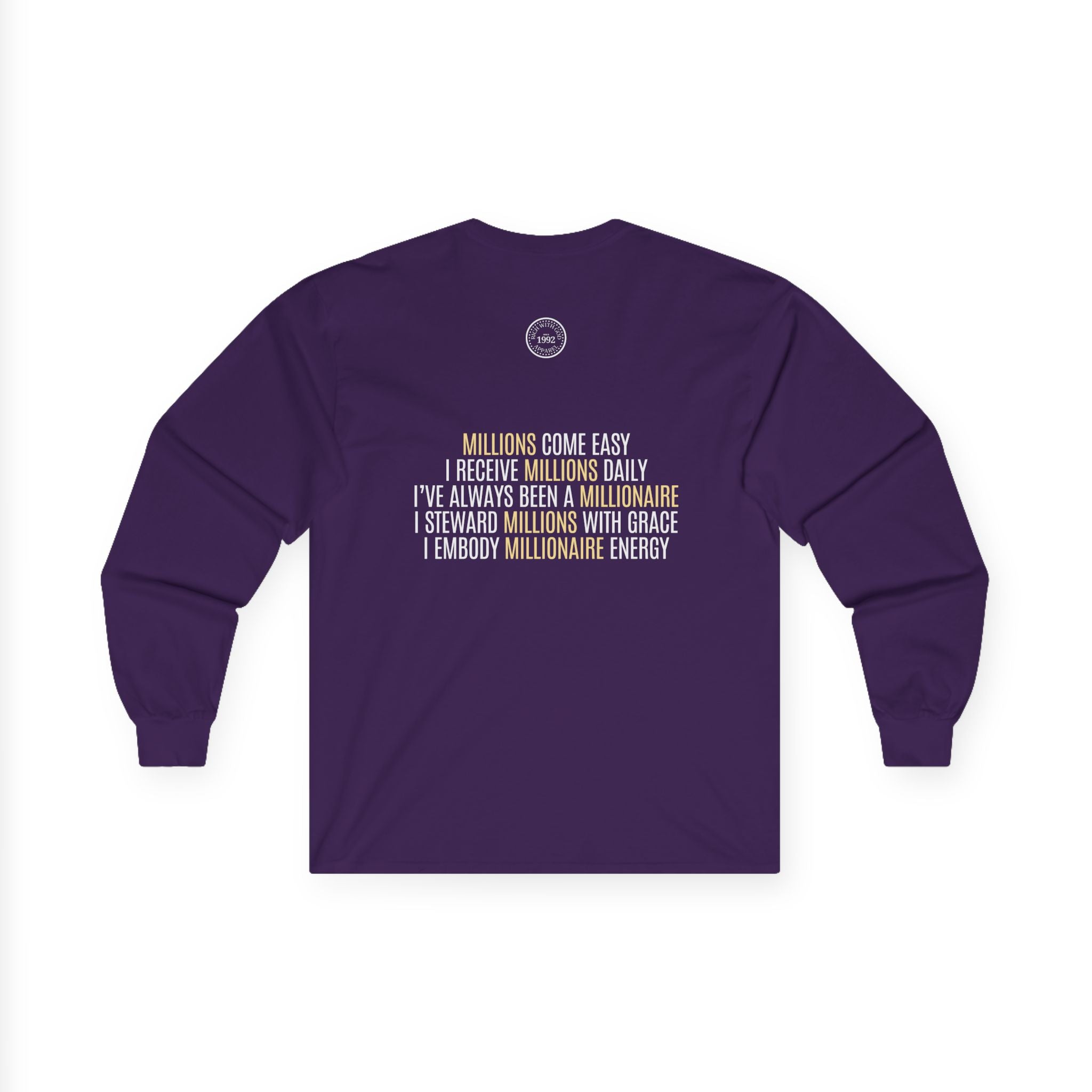 Kingdom Millionaire Long Sleeve Tee