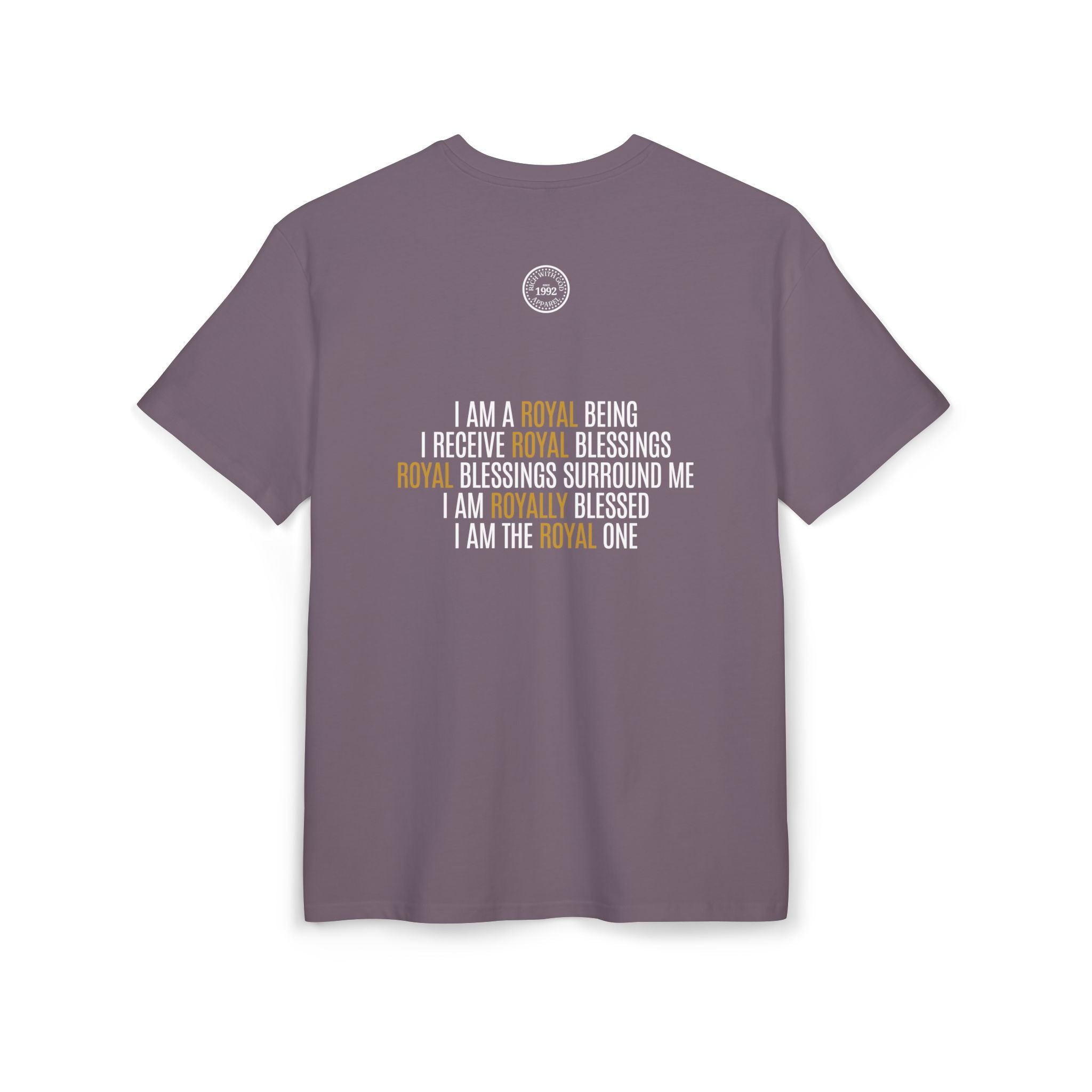 I Am Royalty Oversized Graphic Tee