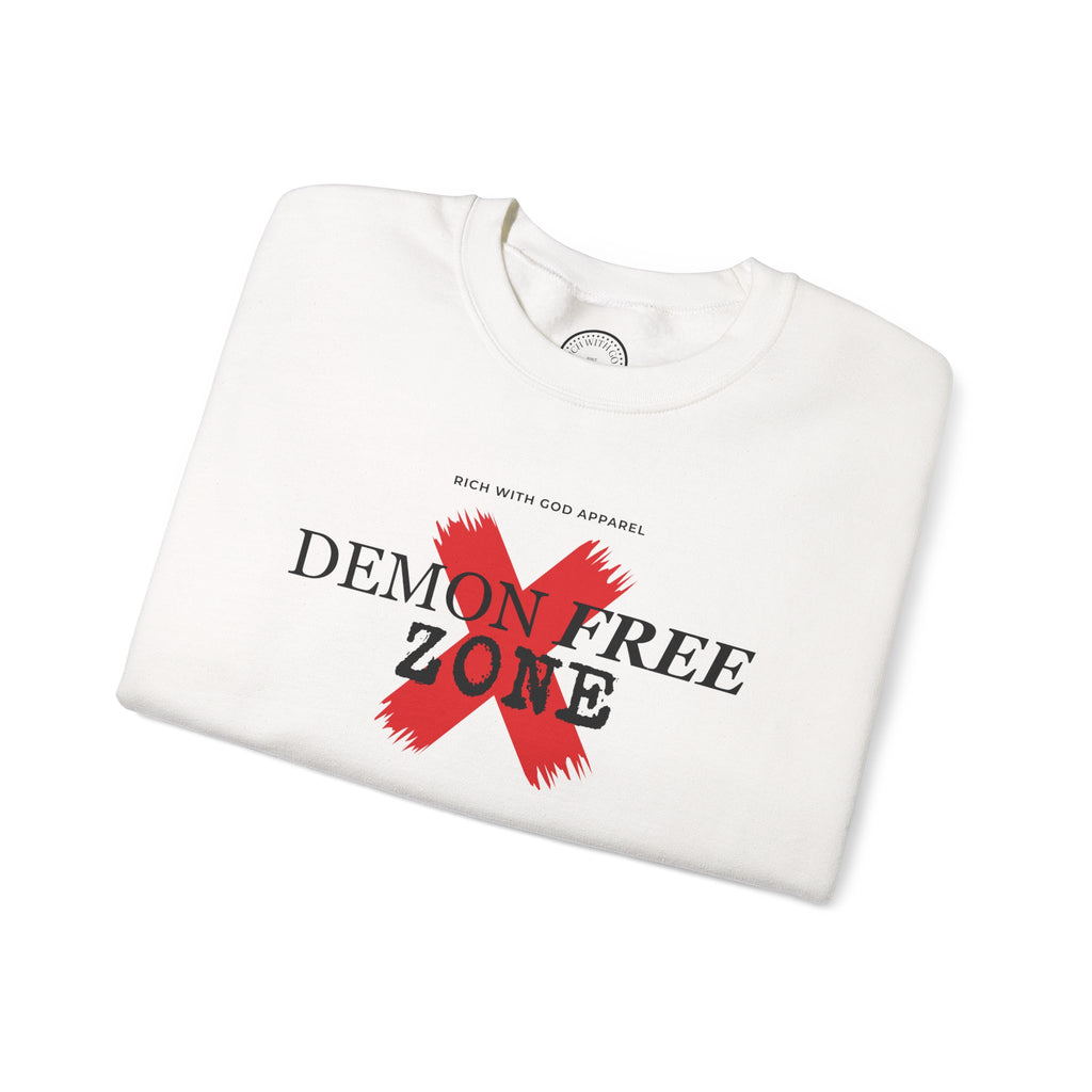Demon Free Zone Crewneck Sweatshirt