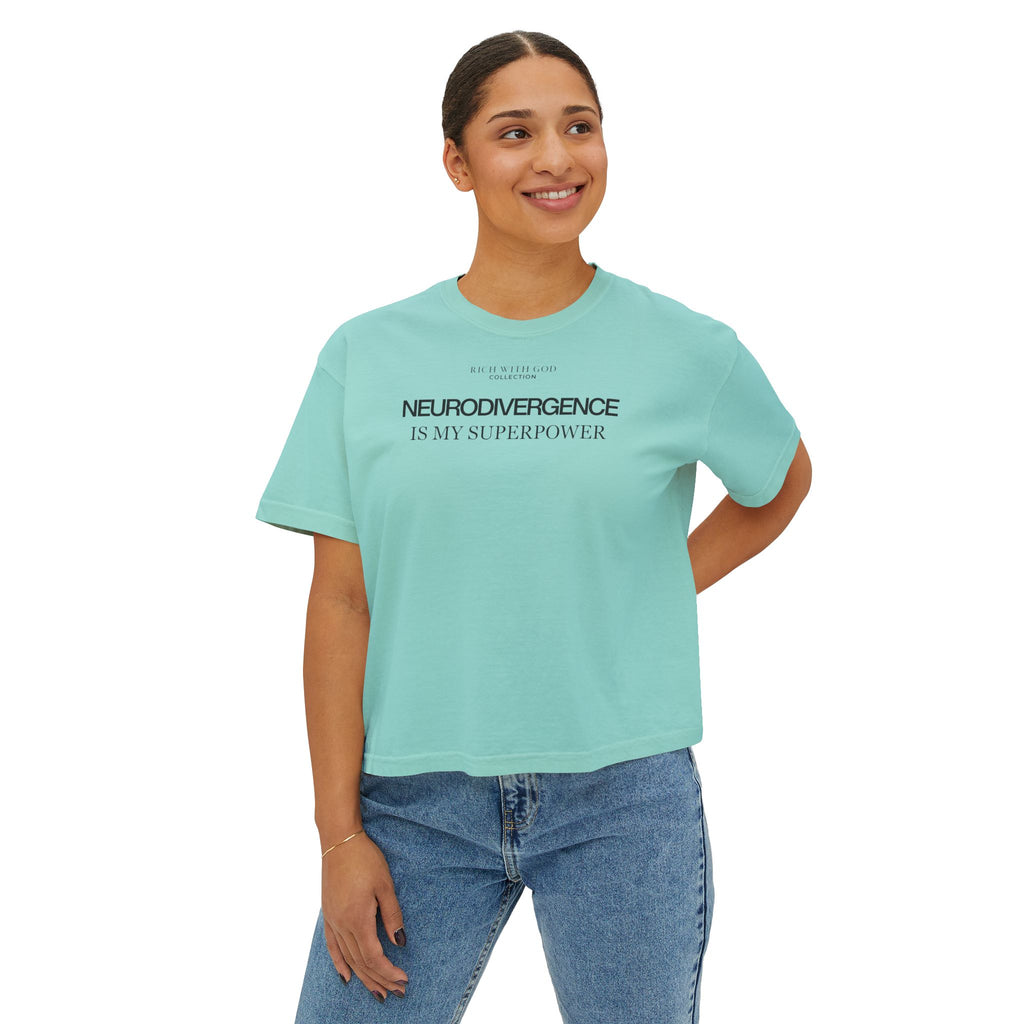 Neurodivergence is My Superpower Women's Boxy Tee