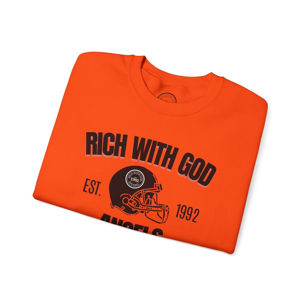 Rich With God Angels Crewneck Sweatshirt