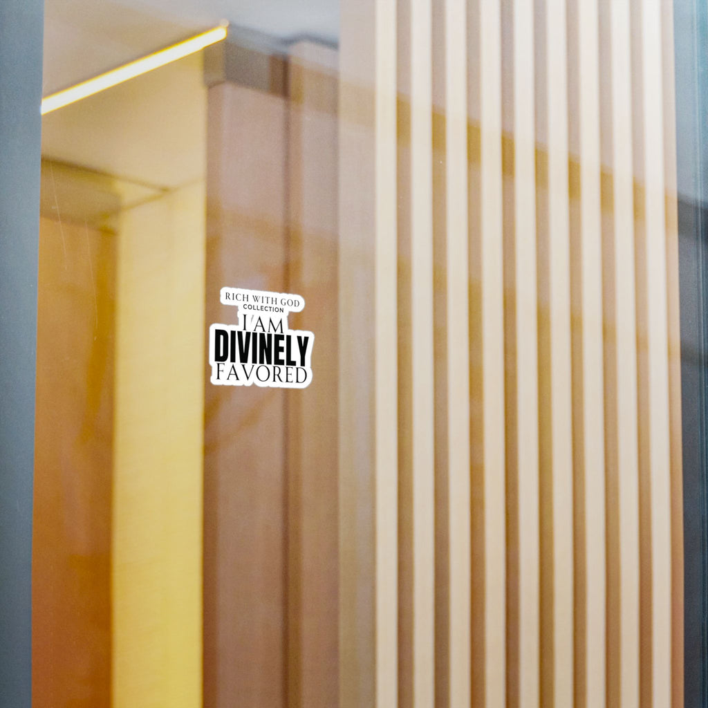 I Am Divinely Favored Vinyl Sticker