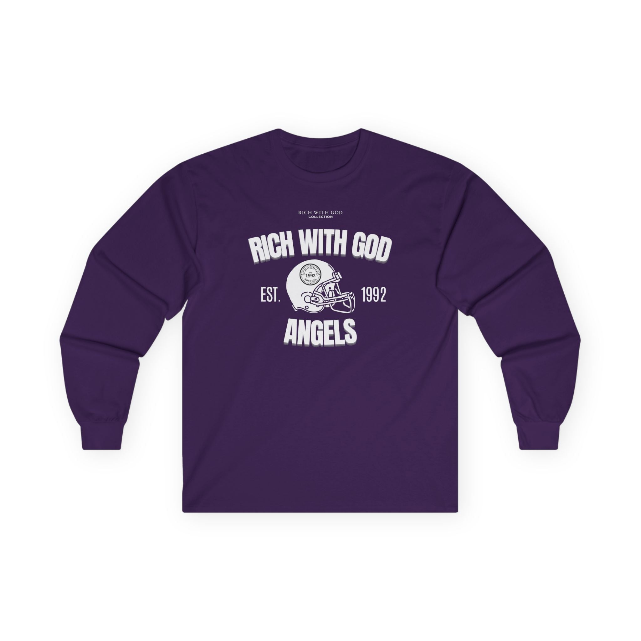 Rich With God Angels Long Sleeve Tee