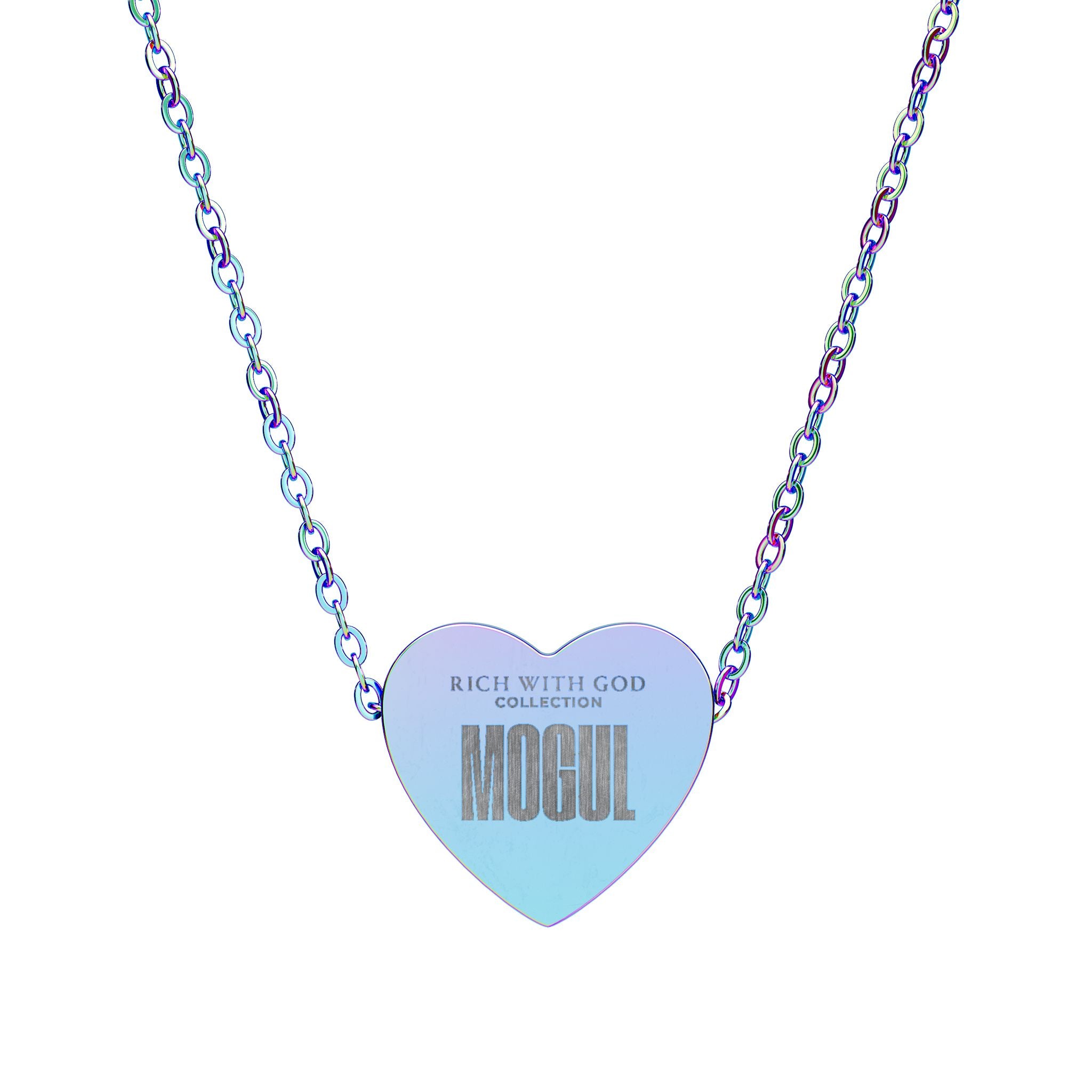 Mogul Heart Necklace (Engraving)