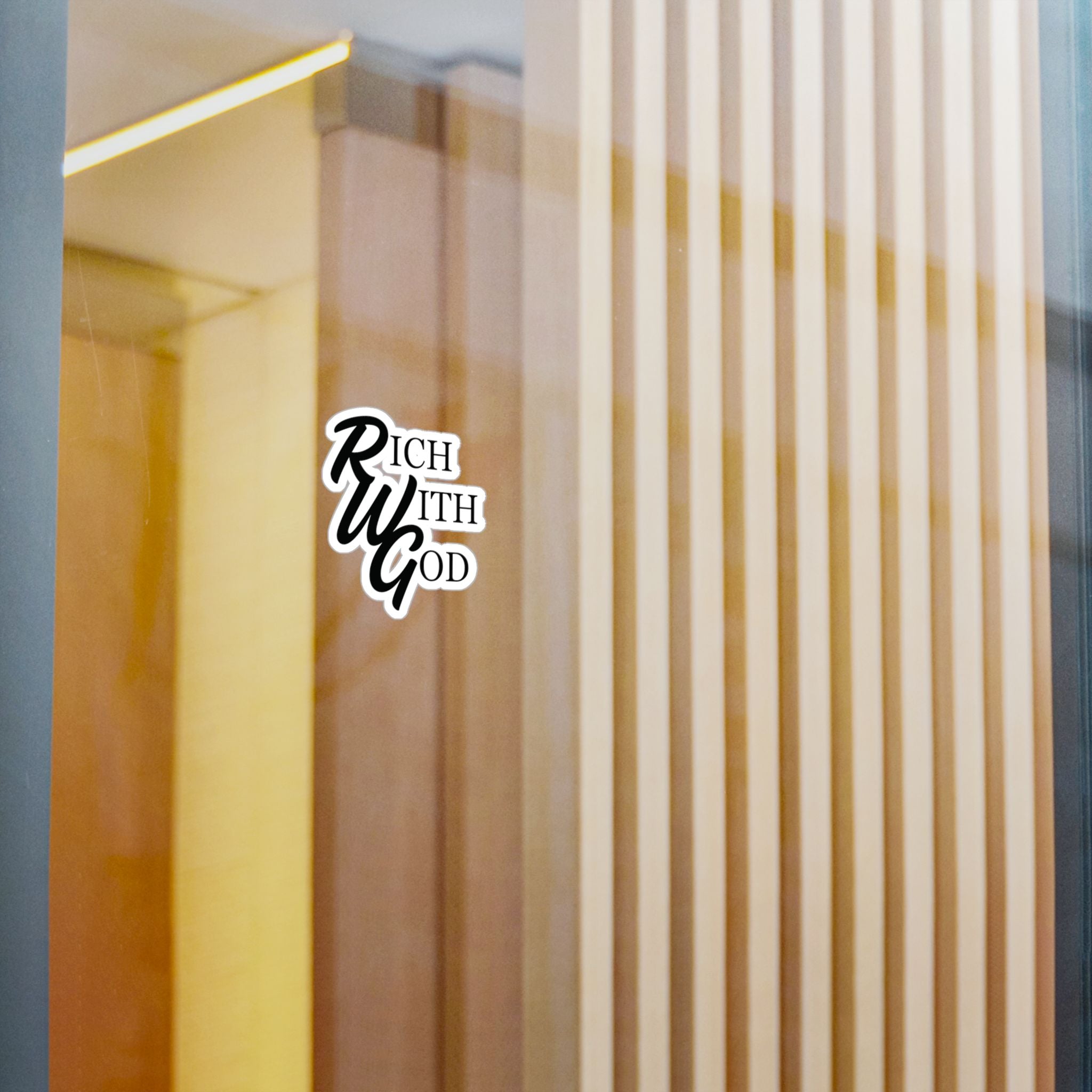 RWG - Rich With God Vinyl Sticker