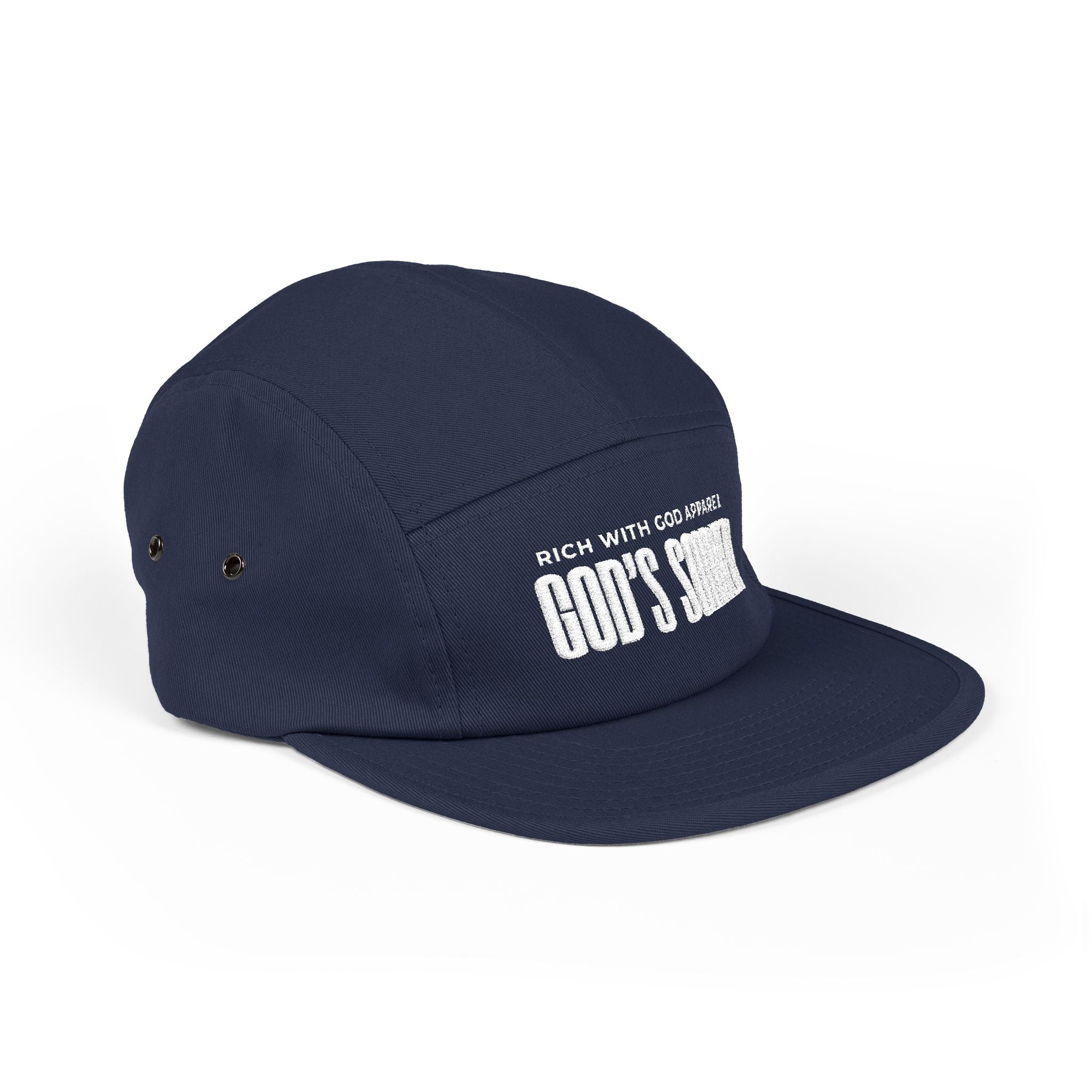 God's Soldier 5 Panel Cap (Embroidery)