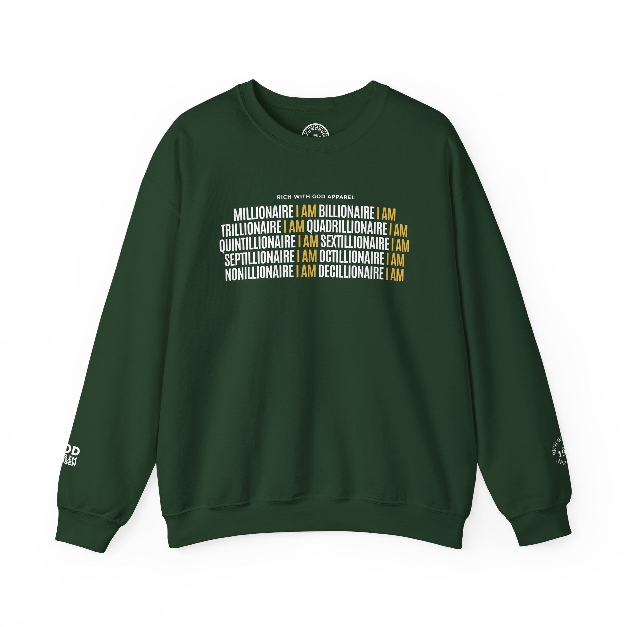 Millionaire I Am Billionaire I Am Crewneck Sweatshirt
