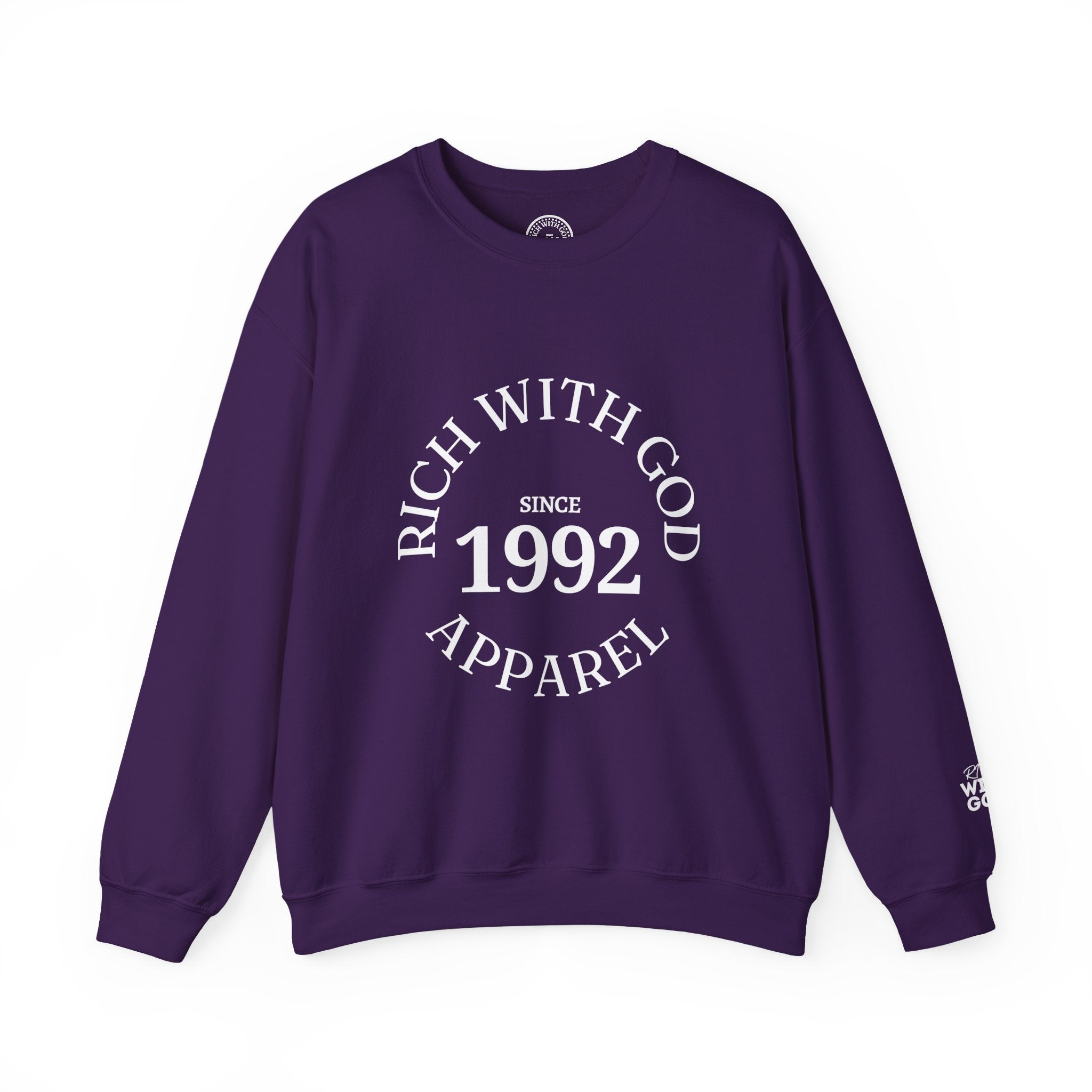 Rich With God Original Crewneck — God Provides Edition