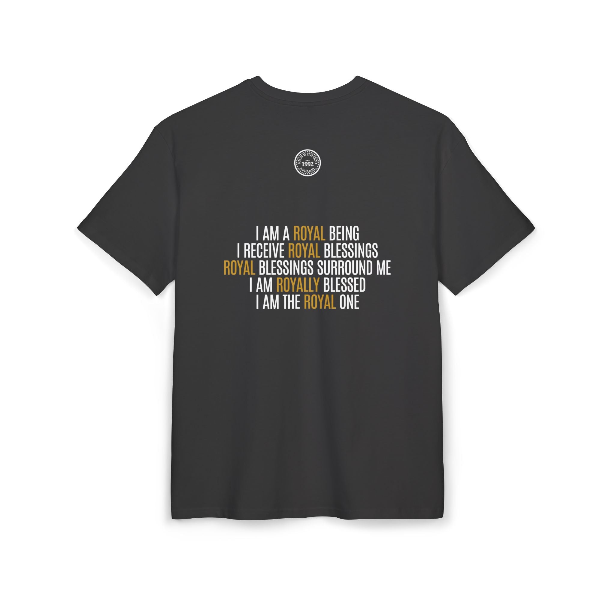 I Am Royalty Oversized Graphic Tee