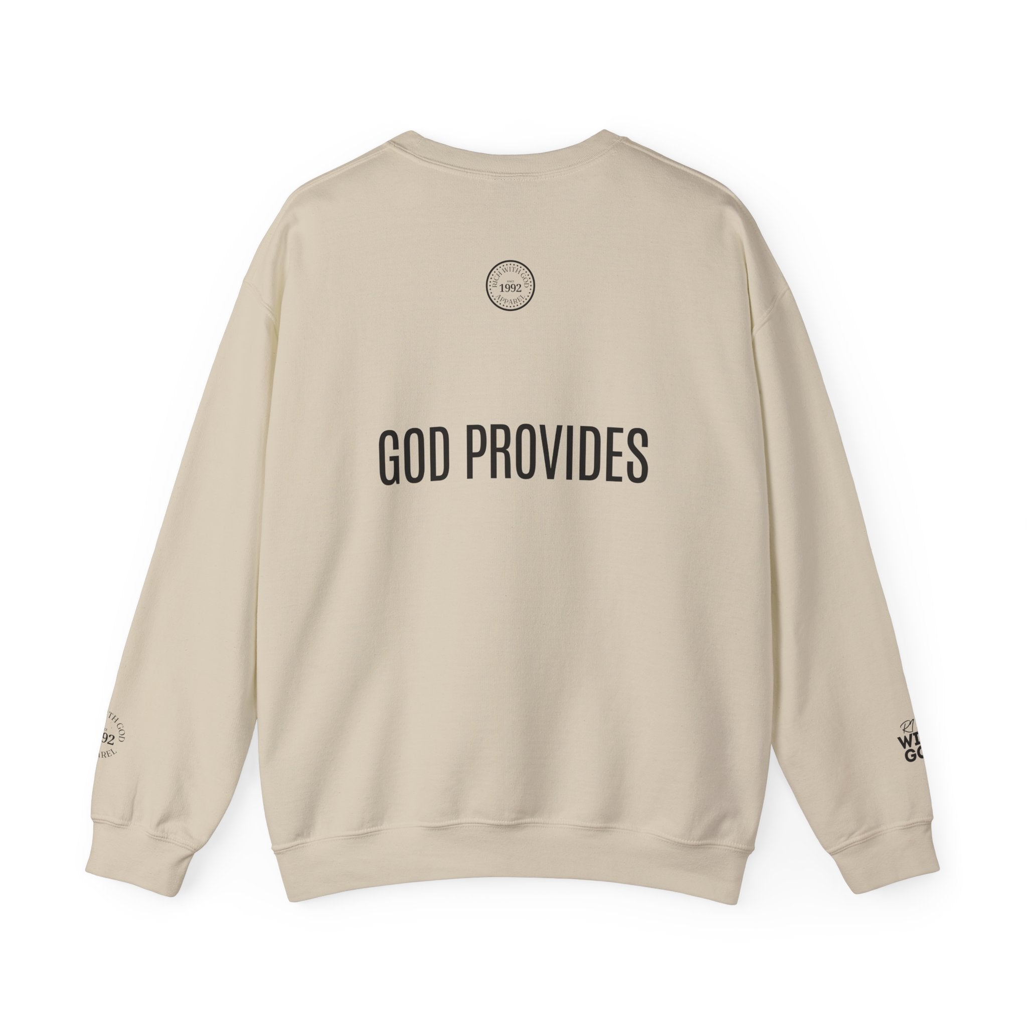 Rich With God Matthew 6:33 Crewneck Sweatshirt