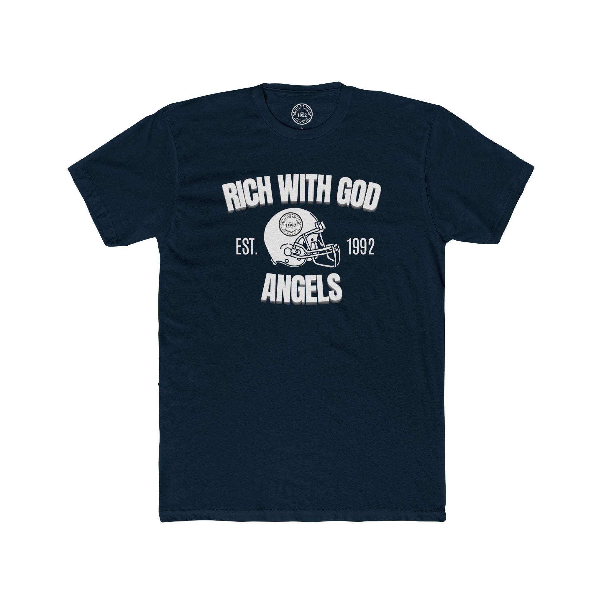 Rich With God Angels Crew Tee