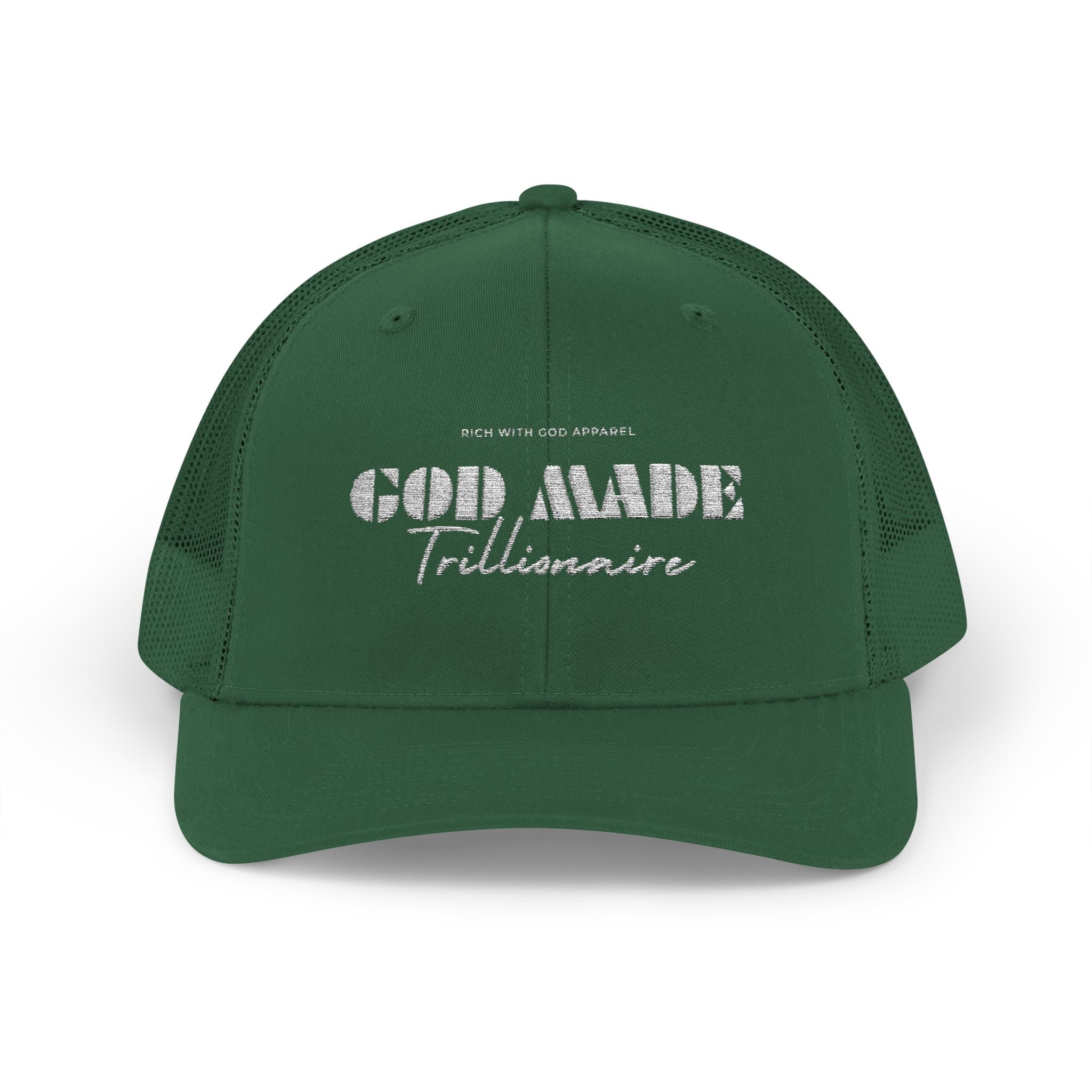 God Made Trillionaire Snapback Trucker Cap