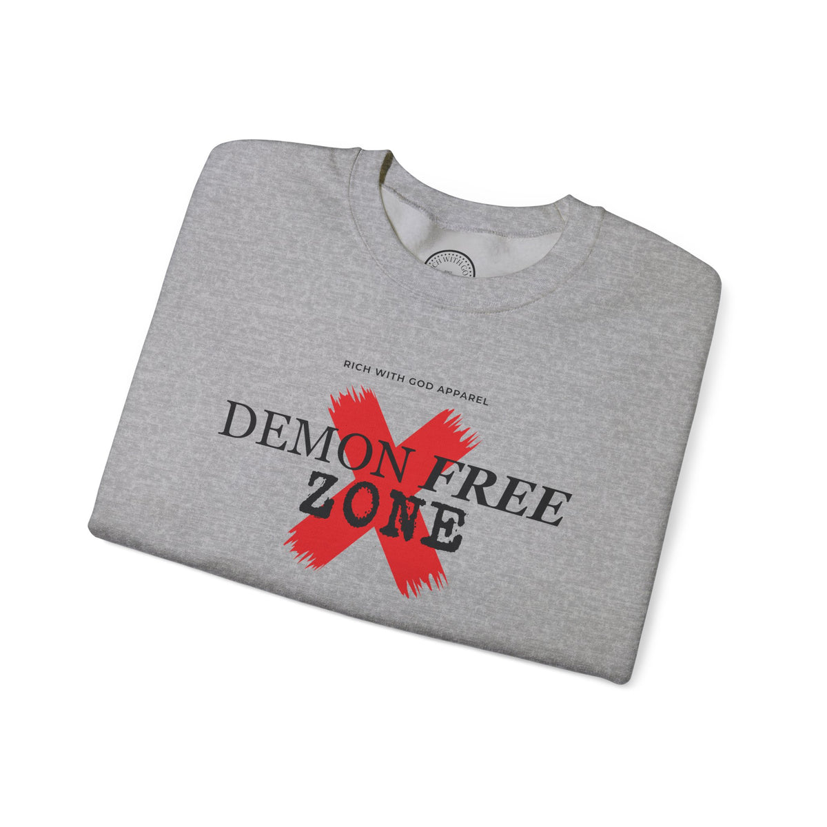 Demon Free Zone Crewneck Sweatshirt