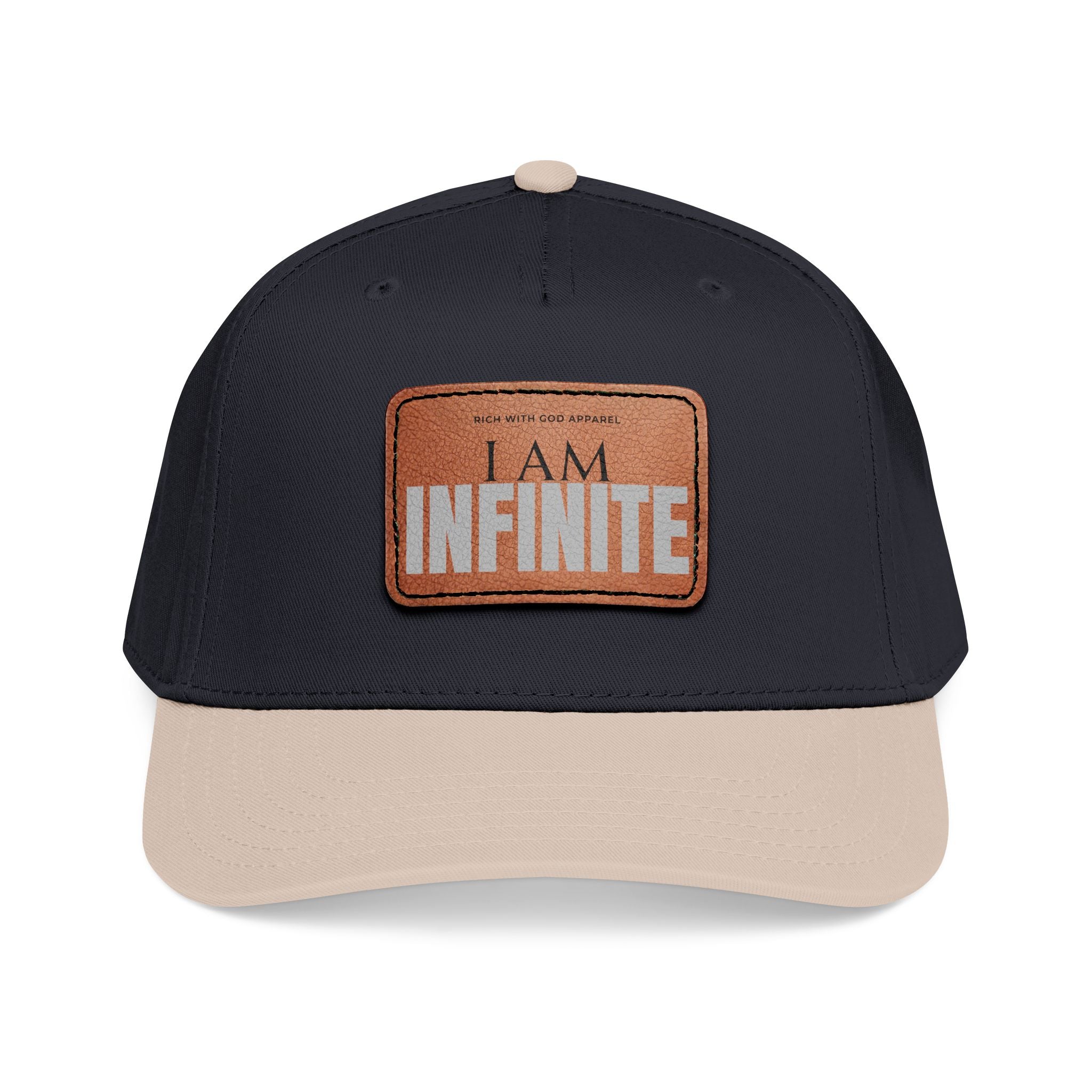 I AM INFINITE Leather Patch Baseball Cap