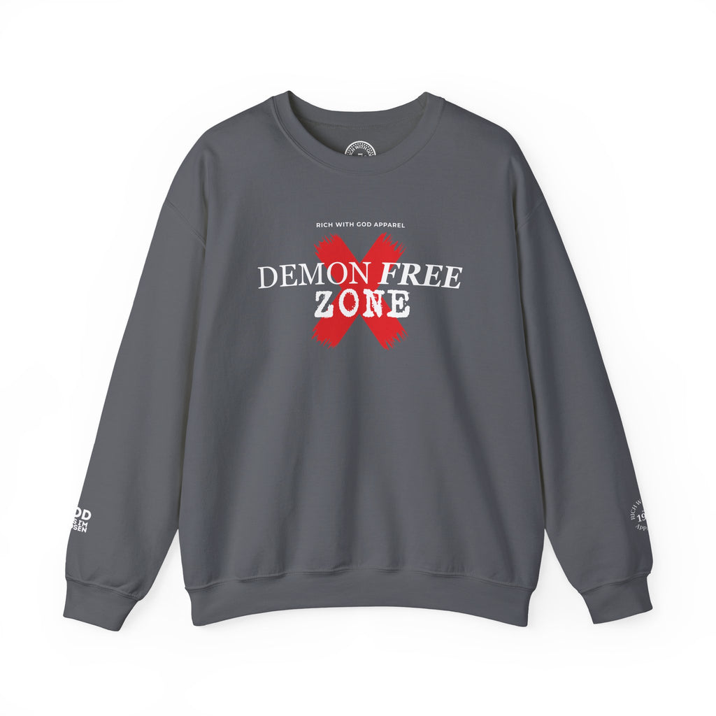 Demon Free Zone Crewneck Sweatshirt