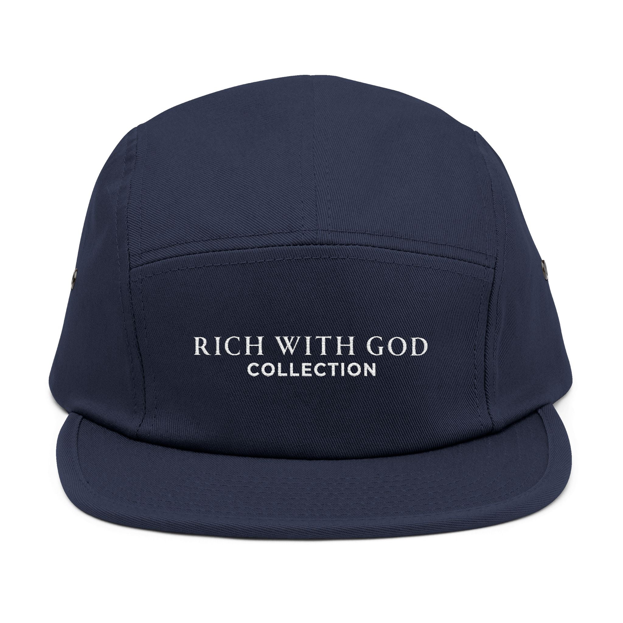 Rich With God Collection 5 Panel Cap (Embroidery)