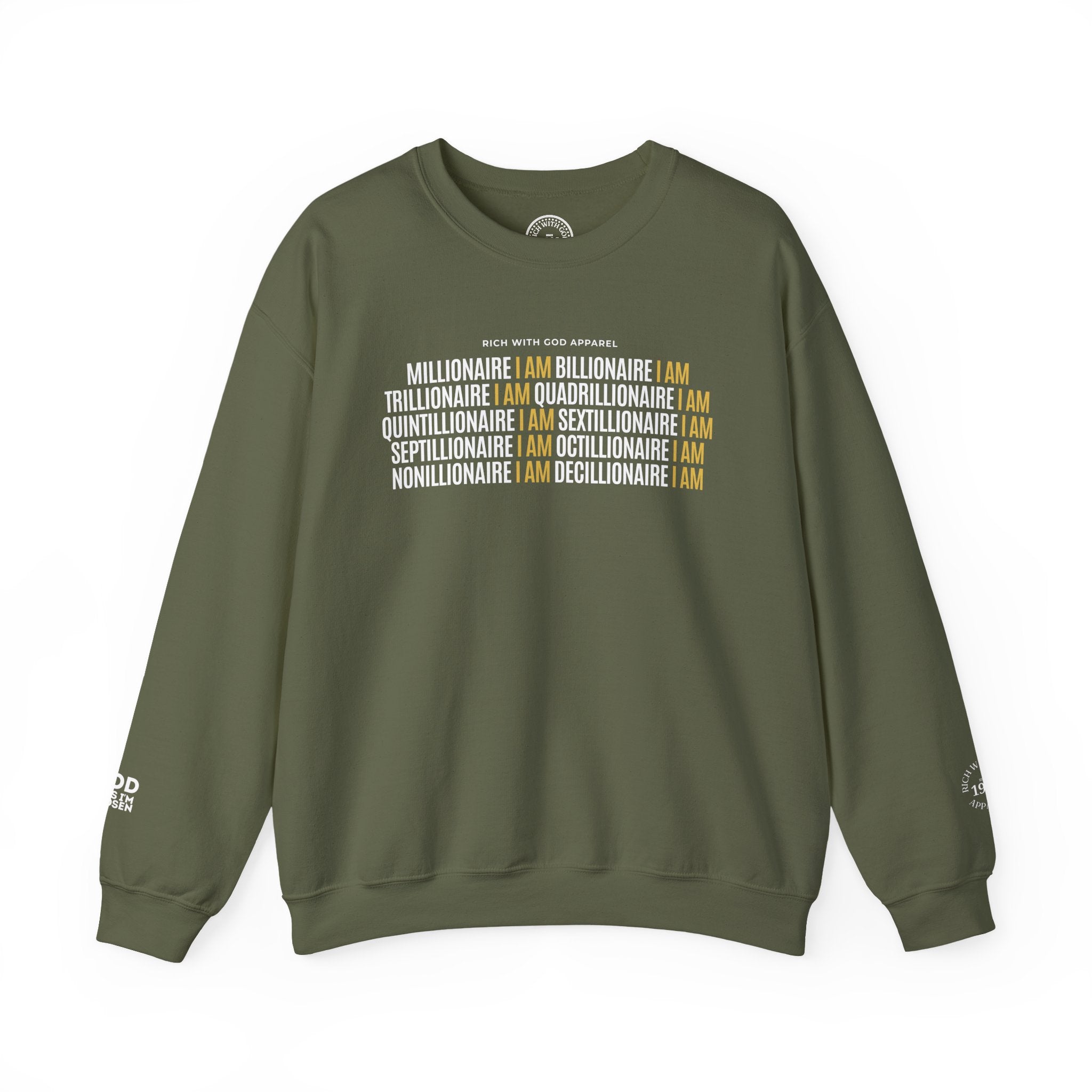 Millionaire I Am Billionaire I Am Crewneck Sweatshirt