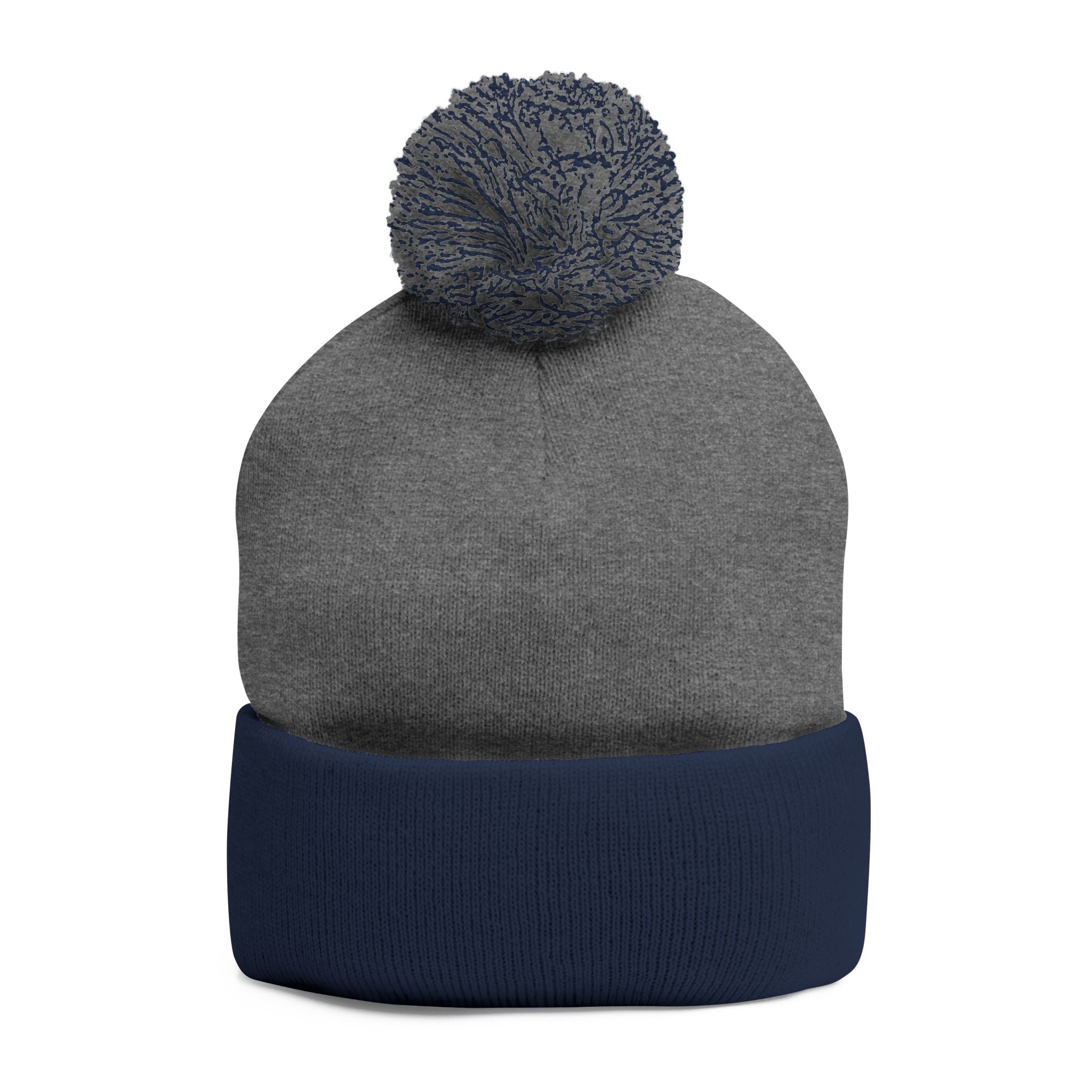 God's Soldier Embroidered Pom-Pom Beanie