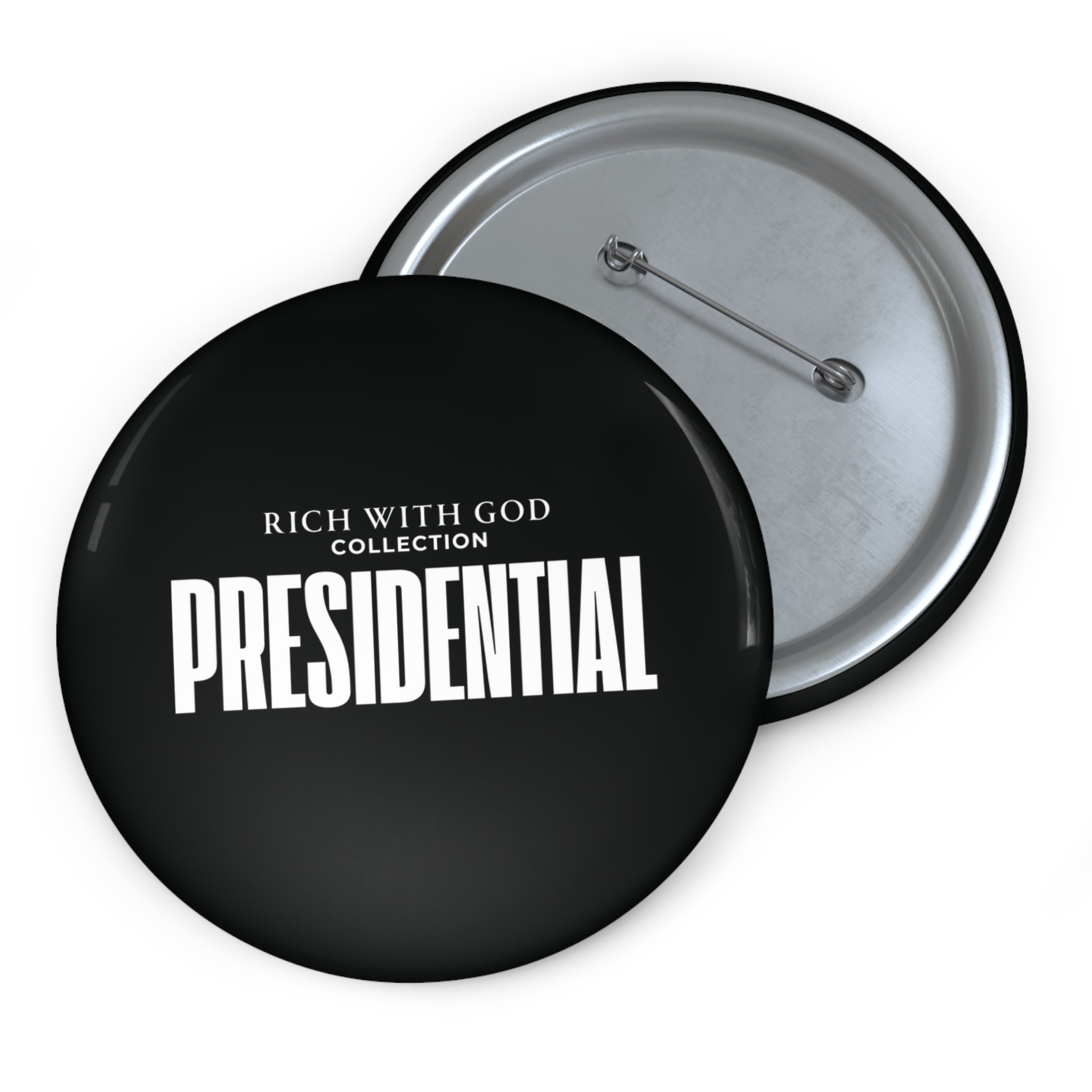 "Presidential" Pin Button