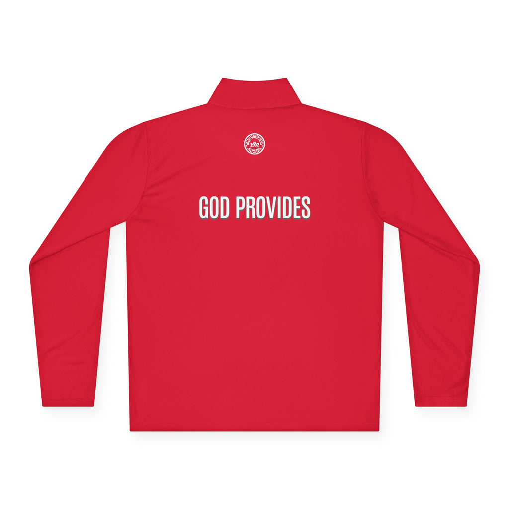 Rich With God Unisex Quarter-Zip Pullover