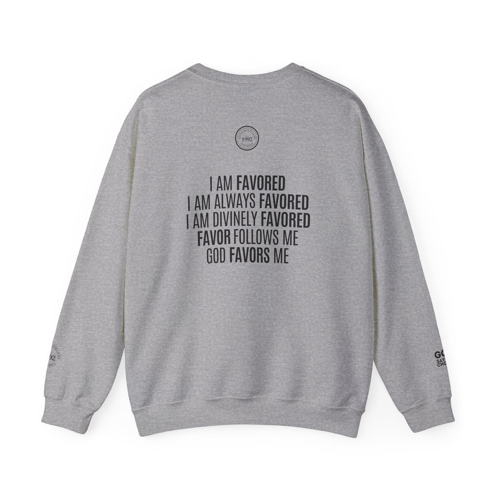 I Am Divinely Favored Crewneck Sweatshirt