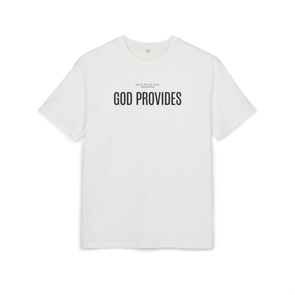 God Provides Oversized Graphic Tee
