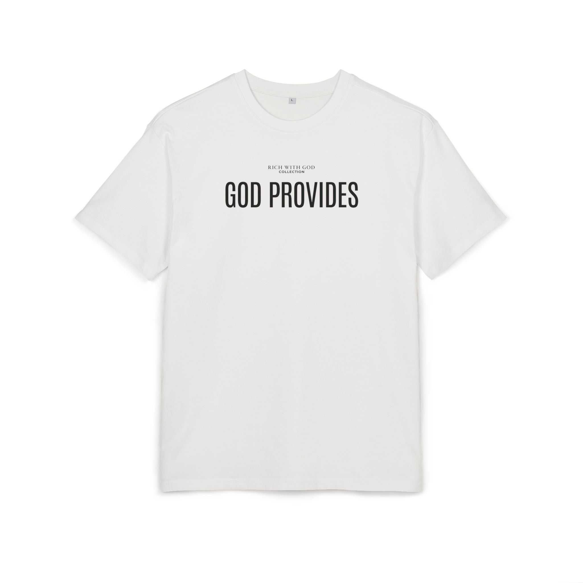 God Provides Oversized Graphic Tee