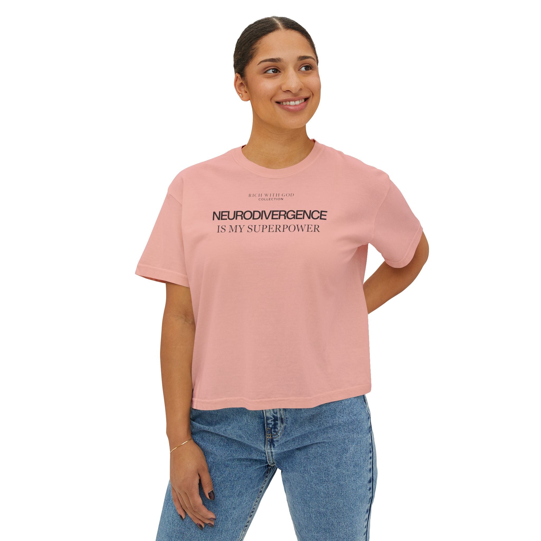 Neurodivergence is My Superpower Women's Boxy Tee