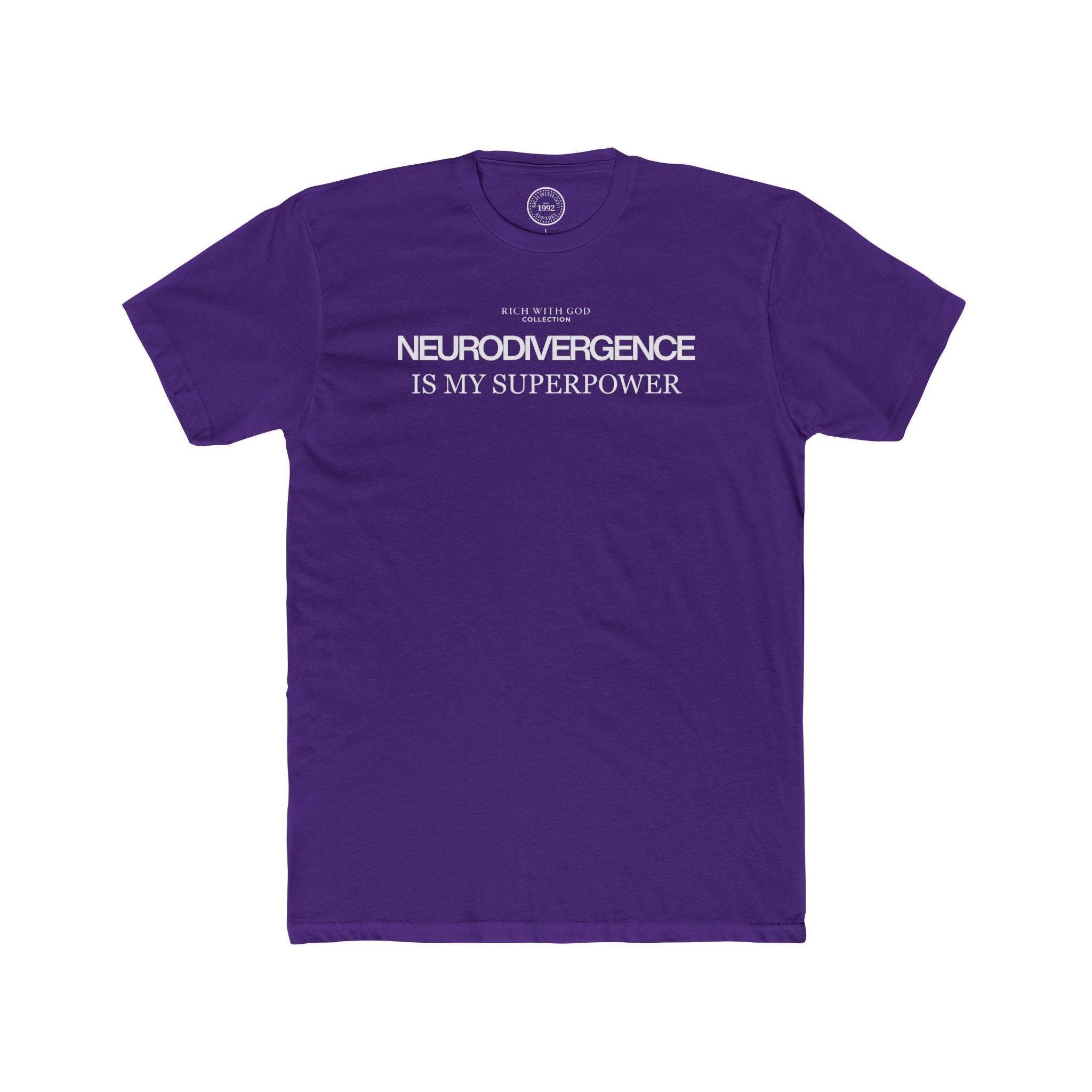 Neurodivergence is My Superpower Crew Tee